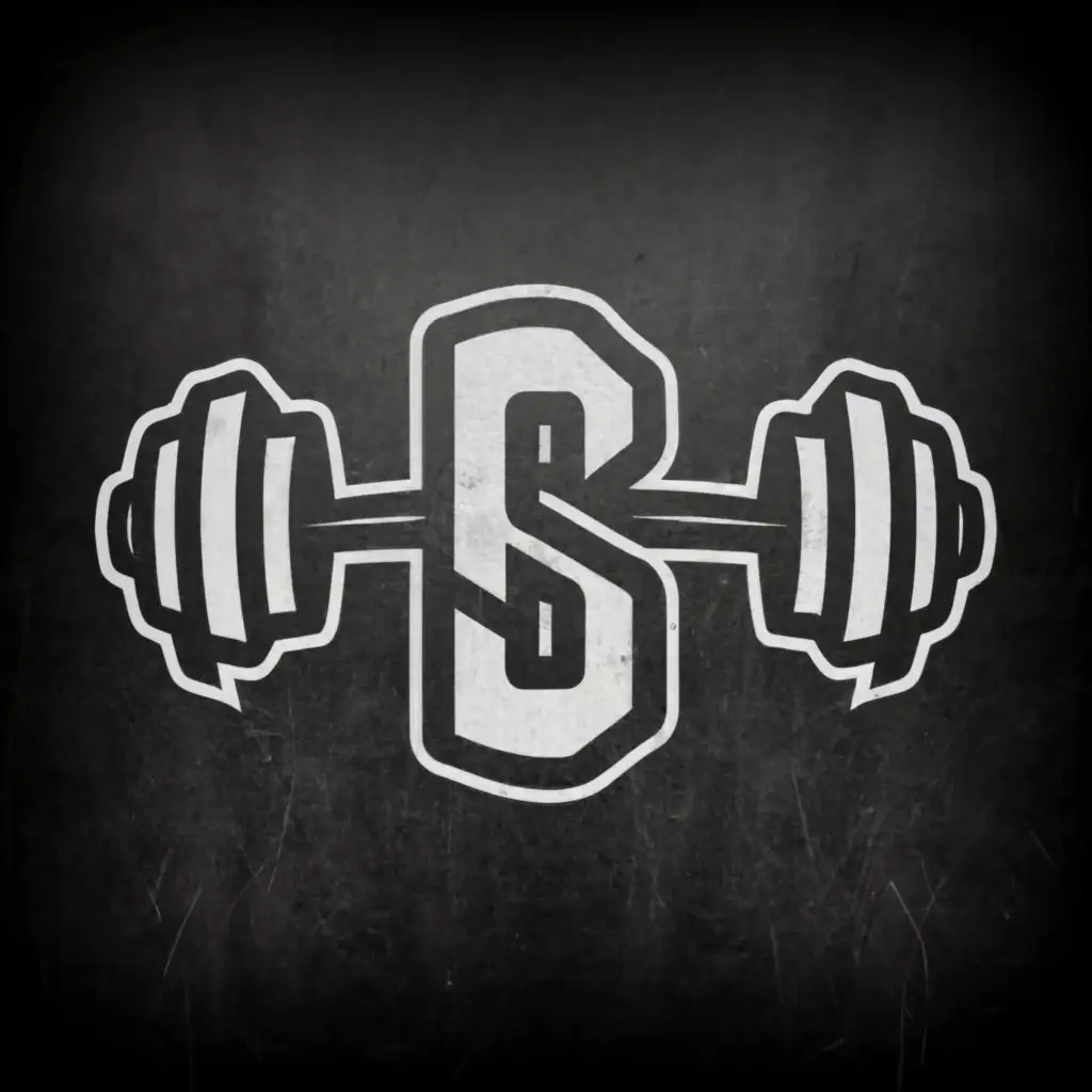 a logo design, with the text 'BSF', main symbol:dumbell, Moderate, be used in Sports Fitness industry, clear background