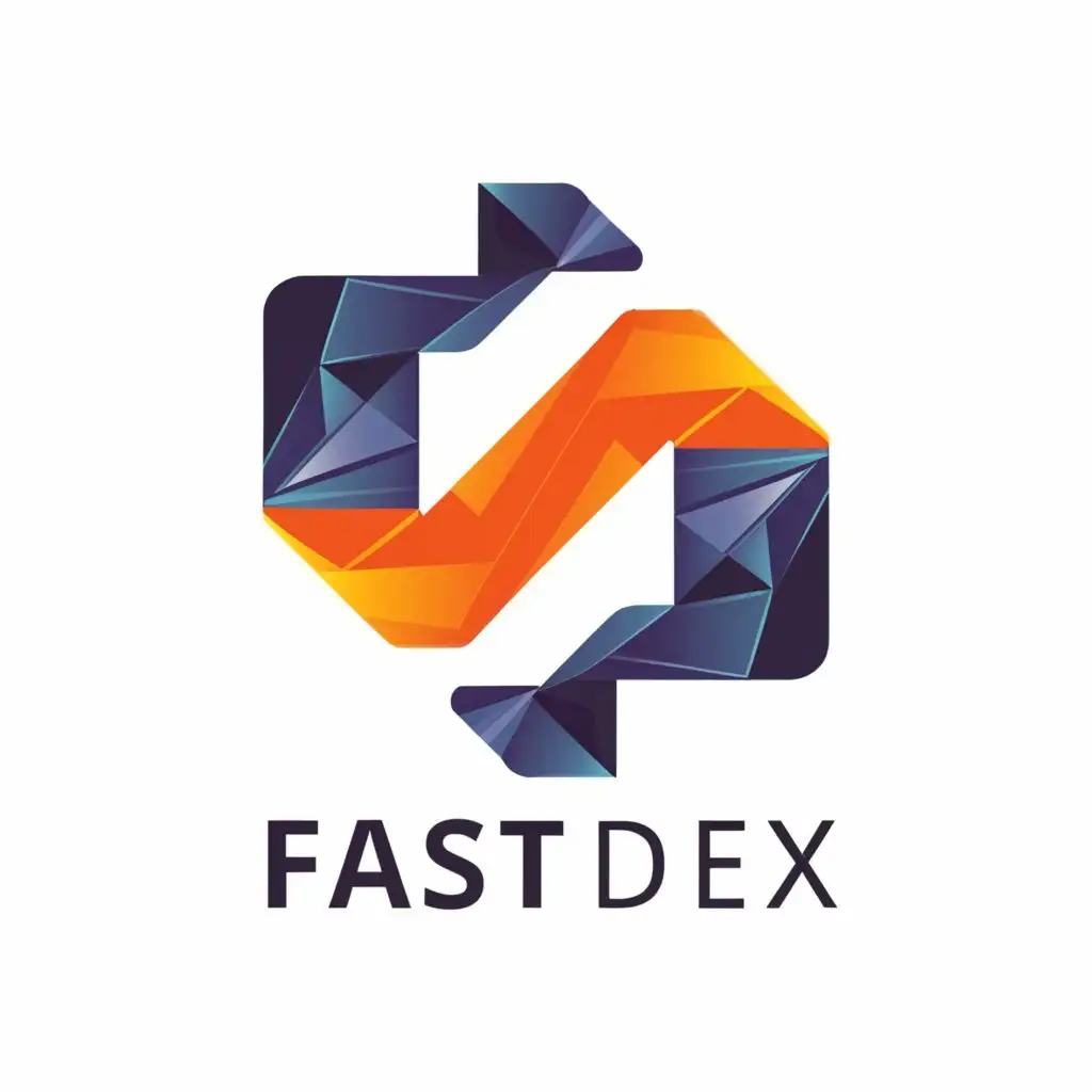 a logo design,with the text "FastDEX", main symbol:crypto,Moderate,be used in Finance industry,clear background