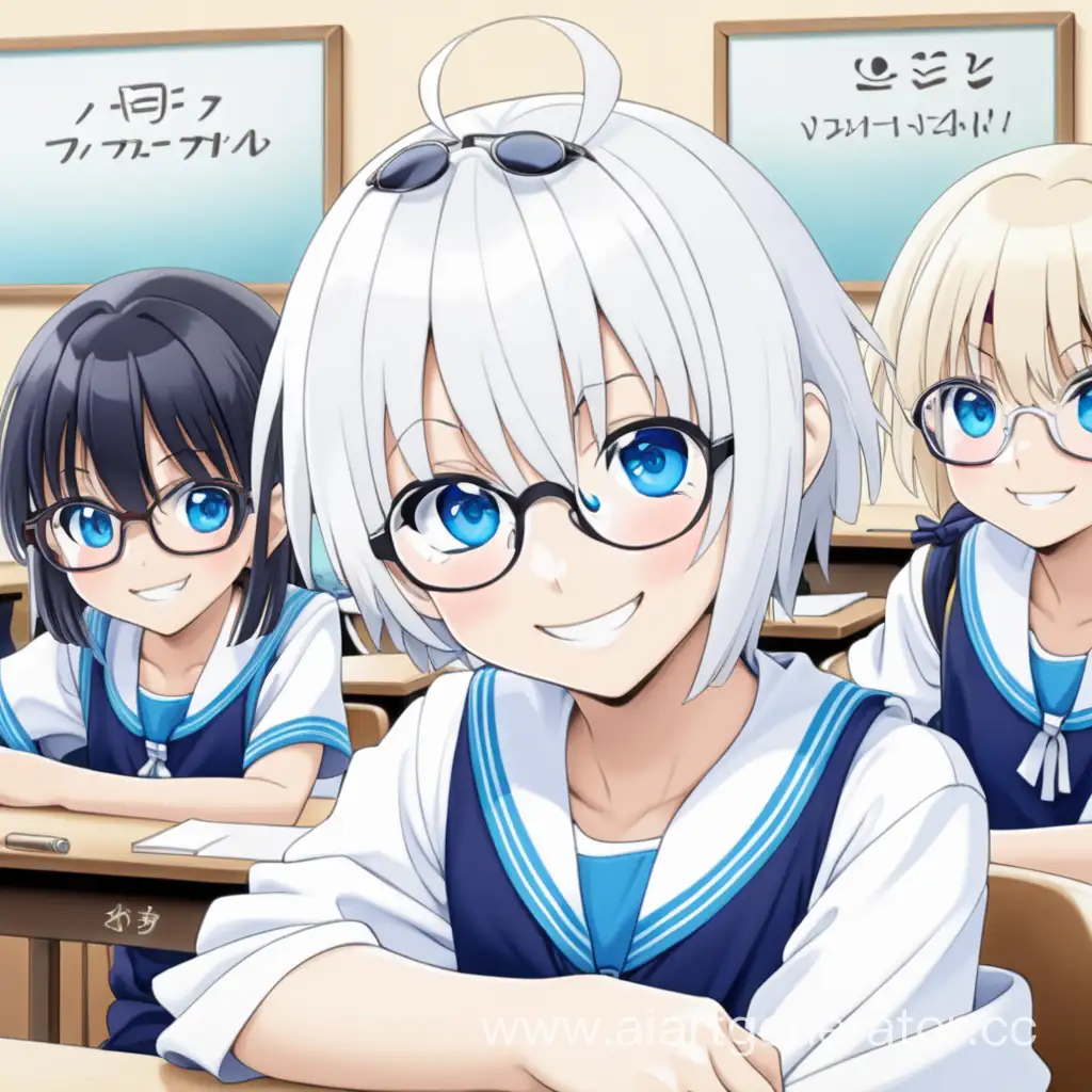 Gojo-Satoru-Loli-in-Striking-Blue-Glasses-and-School-Uniform