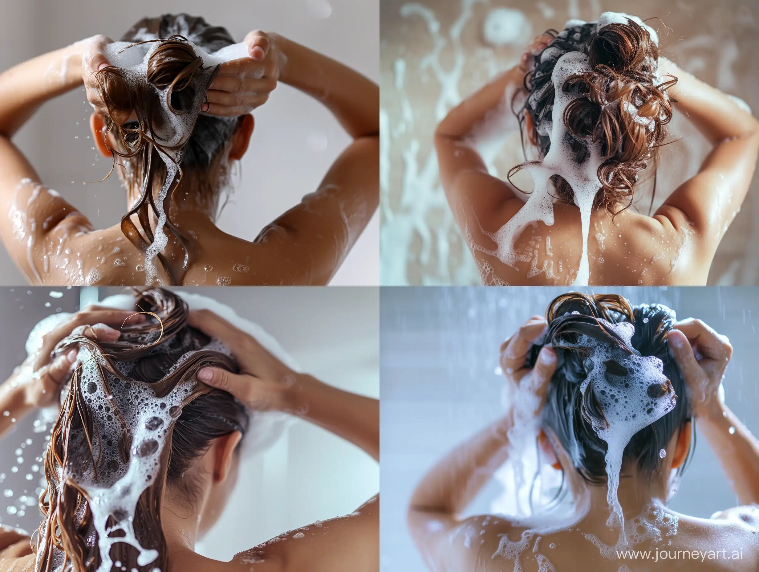 Refreshing-Hair-Washing-Scene-Serene-Back-View-of-a-Girl