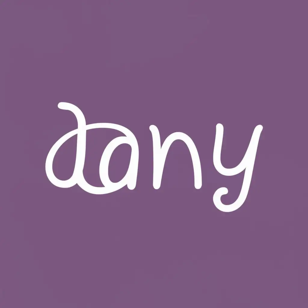 logo, Dany, with the text "Dany Grondin", typography, be used in Medical Dental industry