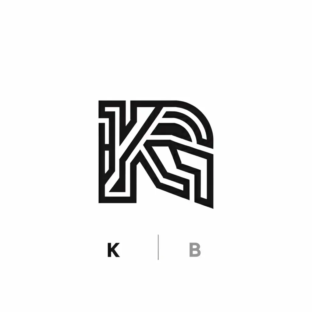 a logo design,with the text "KB", main symbol:Helmet,Moderate,be used in Technology industry,clear background