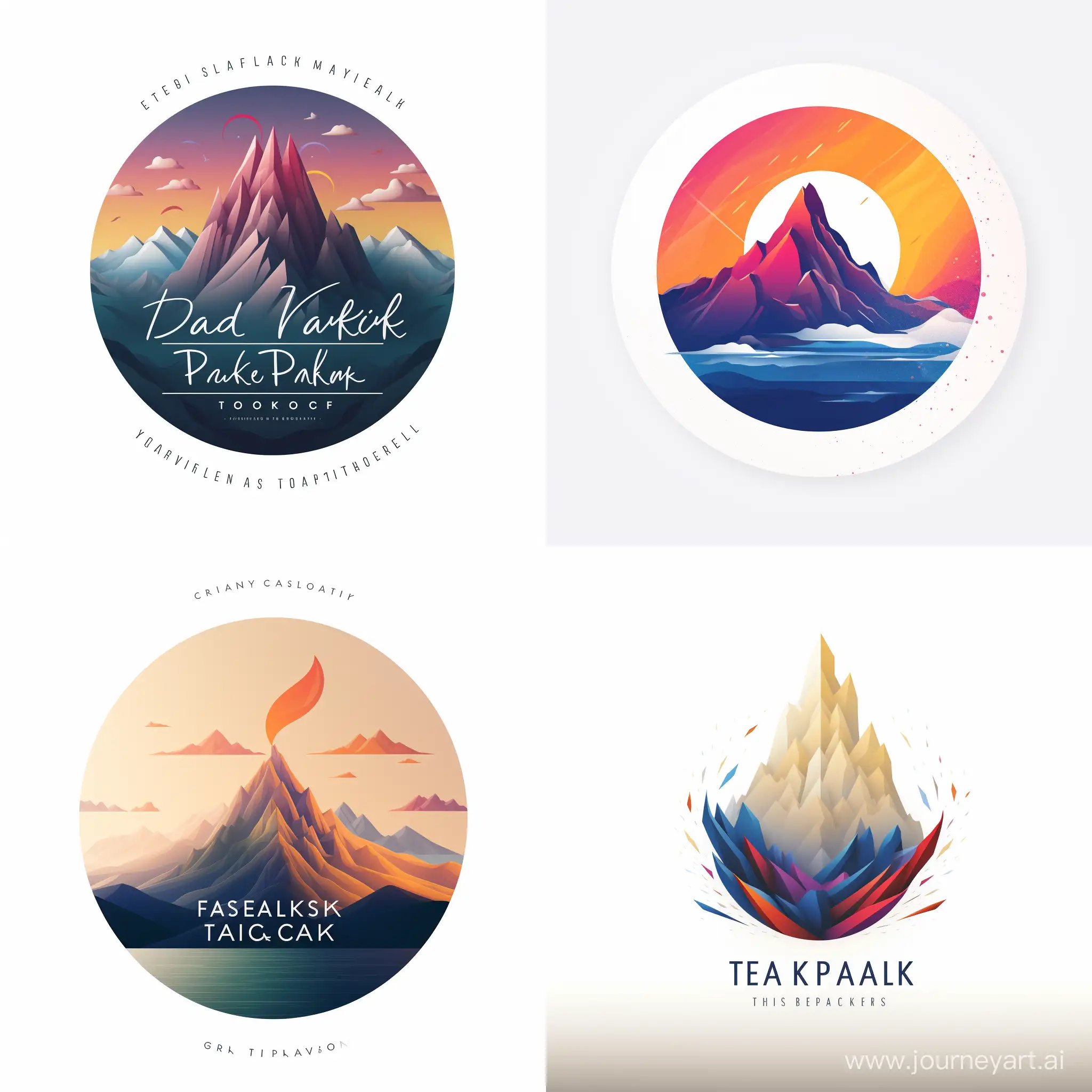 logo design  Peak talks
