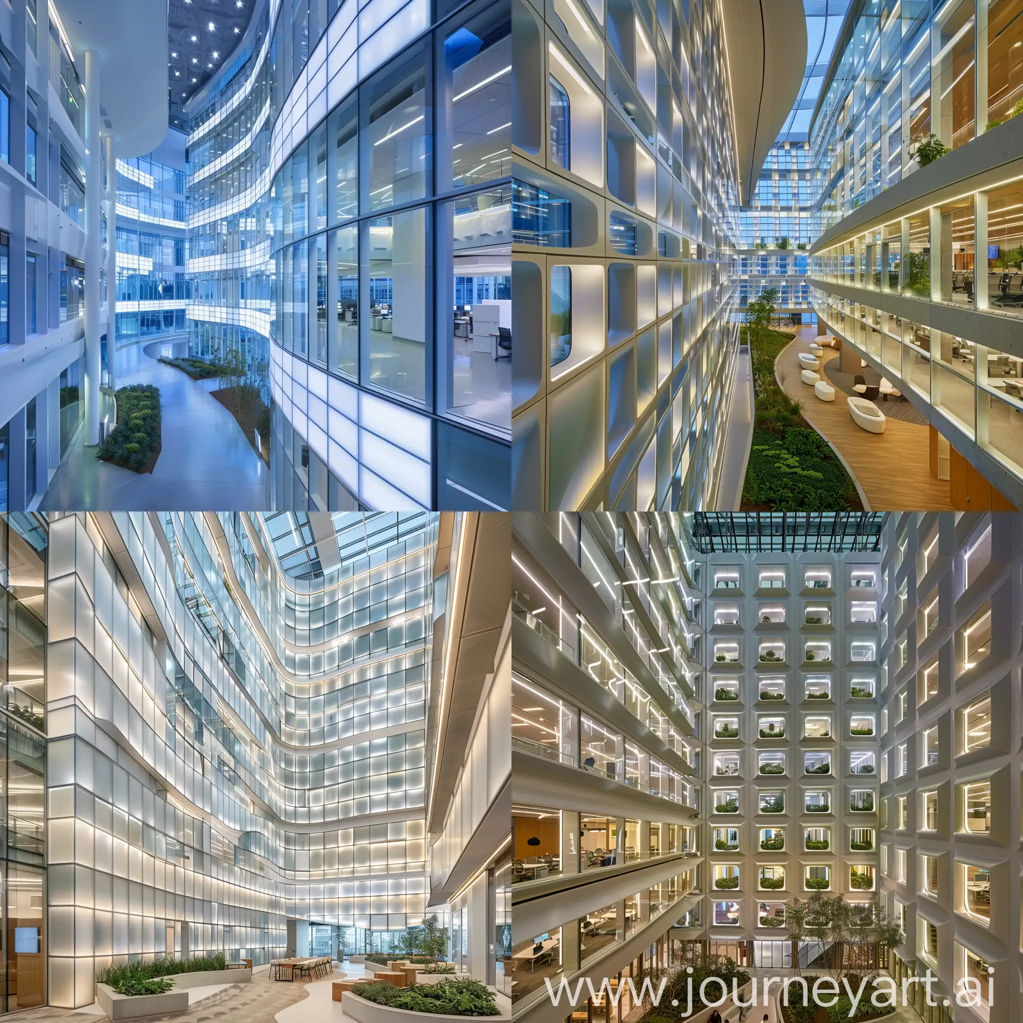 AvantGarde-Nvidia-Corporate-Office-with-Square-Geometry-and-Green-Features