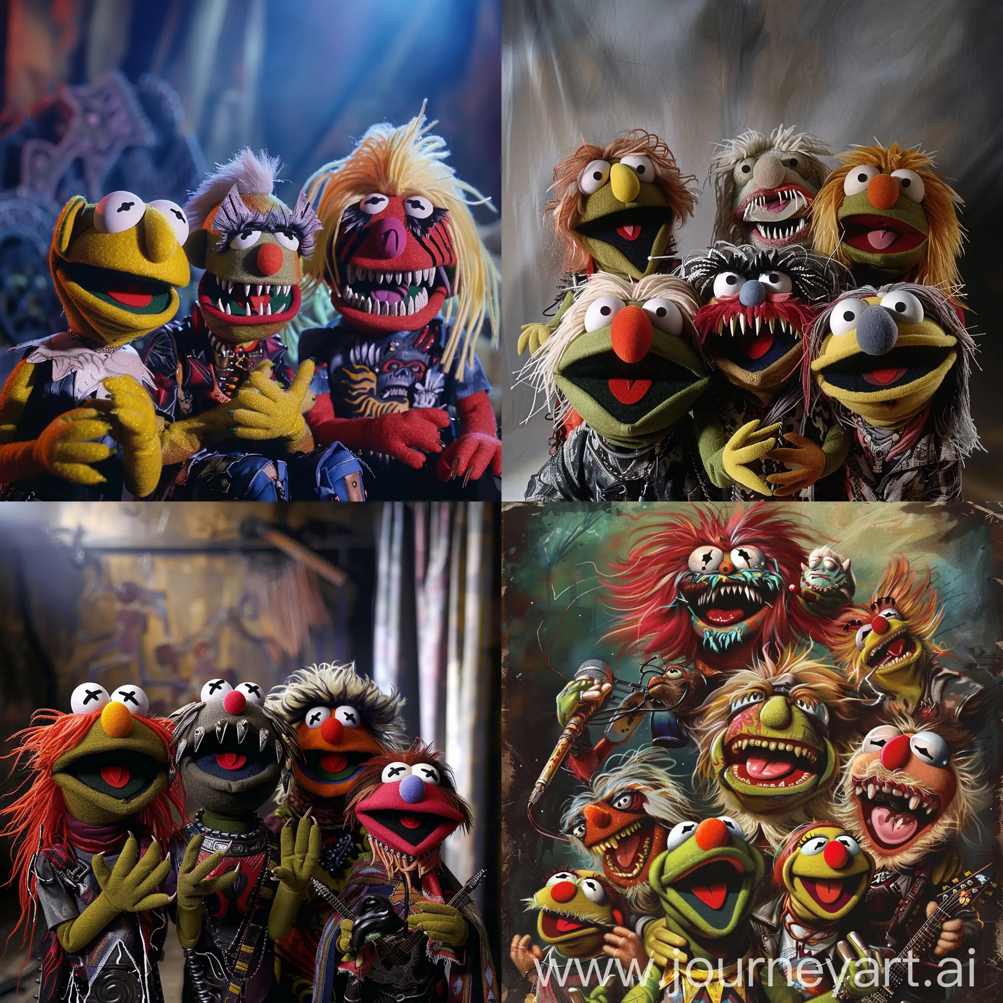 iron maiden as muppets