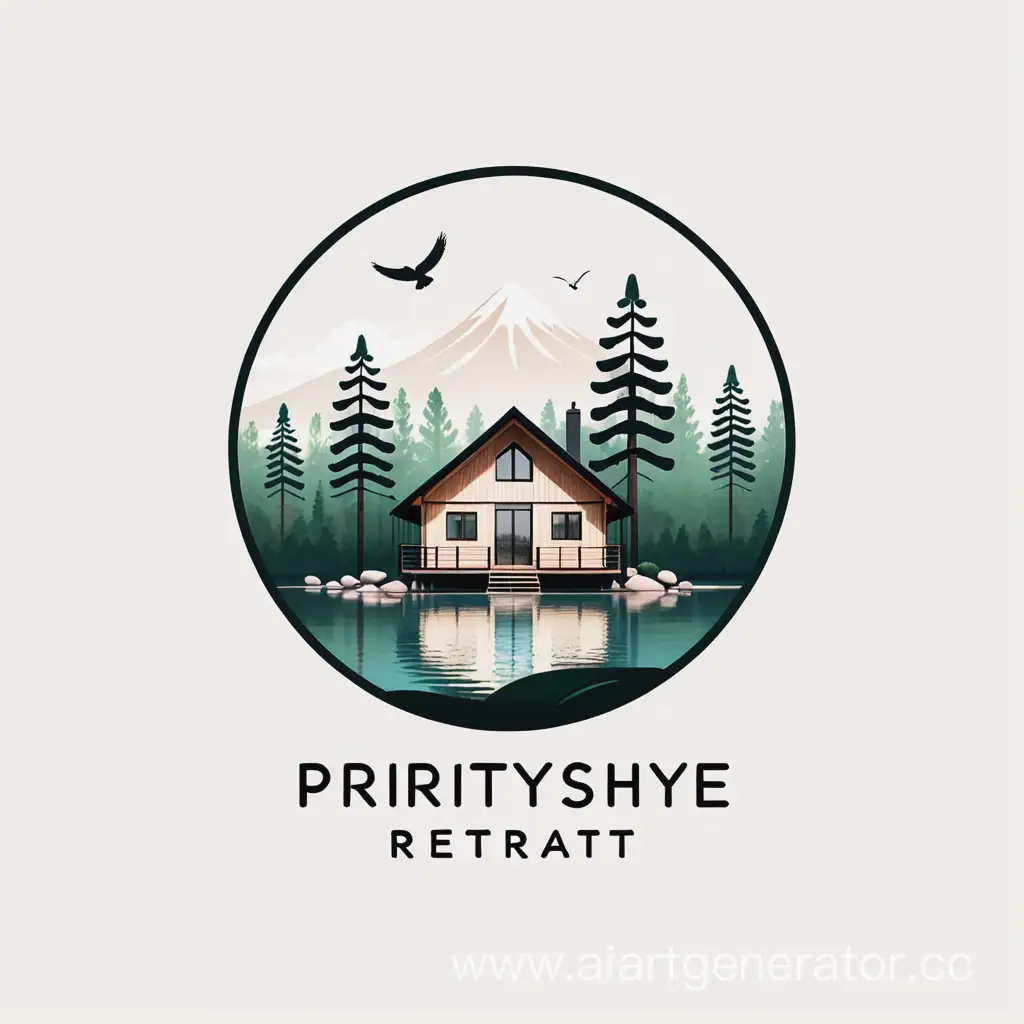 Priirtyshye-Nature-Retreat-Logo-Minimalist-Private-House-in-Serene-Setting