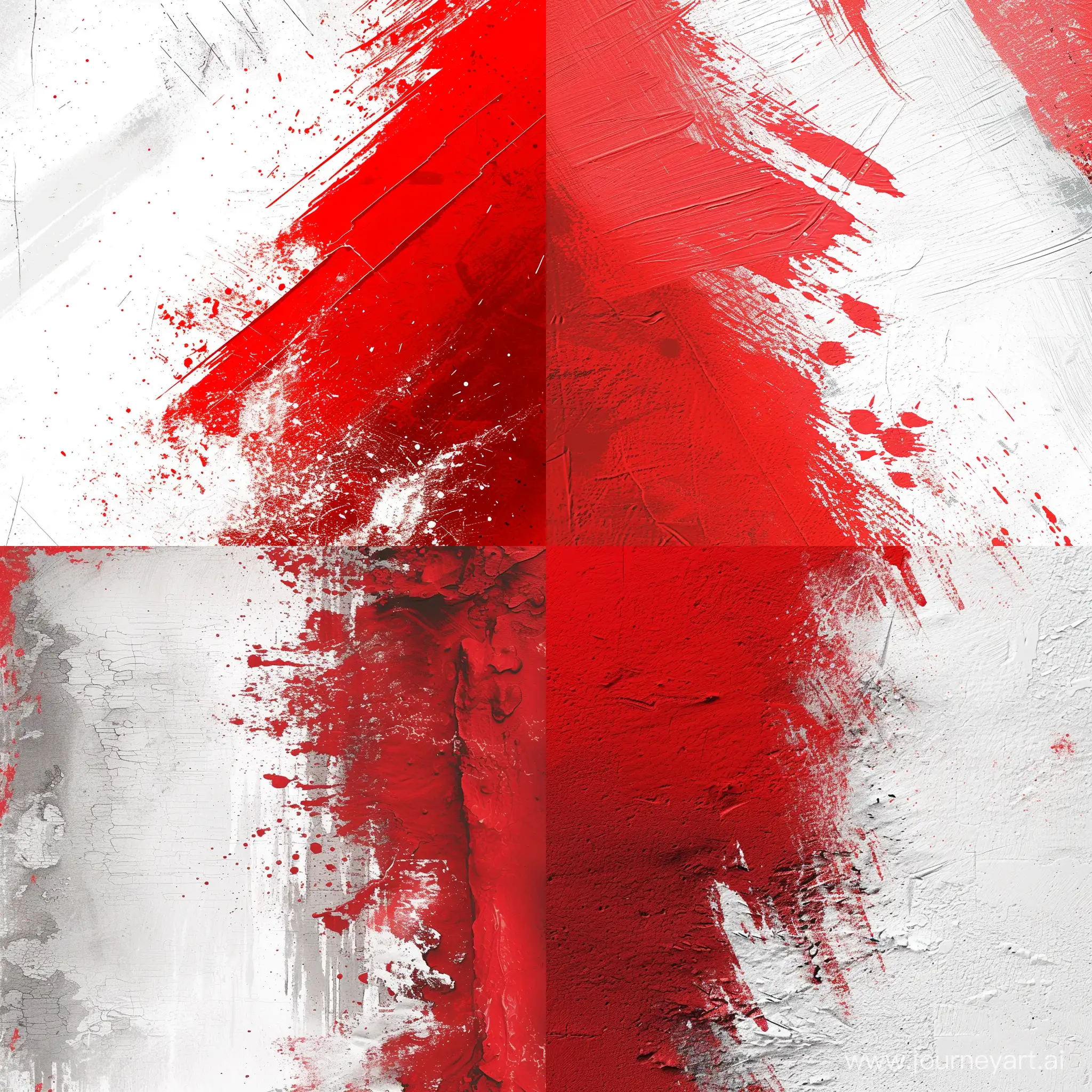 Make a background for a flyer that will use textured red and white colors, with spray paint effects
