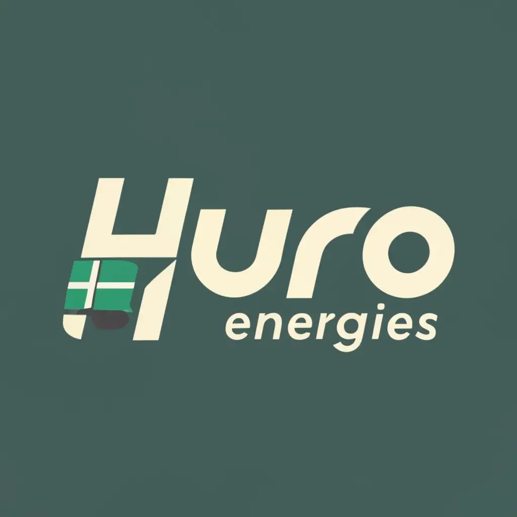 LOGO Design For HURO ENERGIES Dynamic Car Fueling Typography in ...