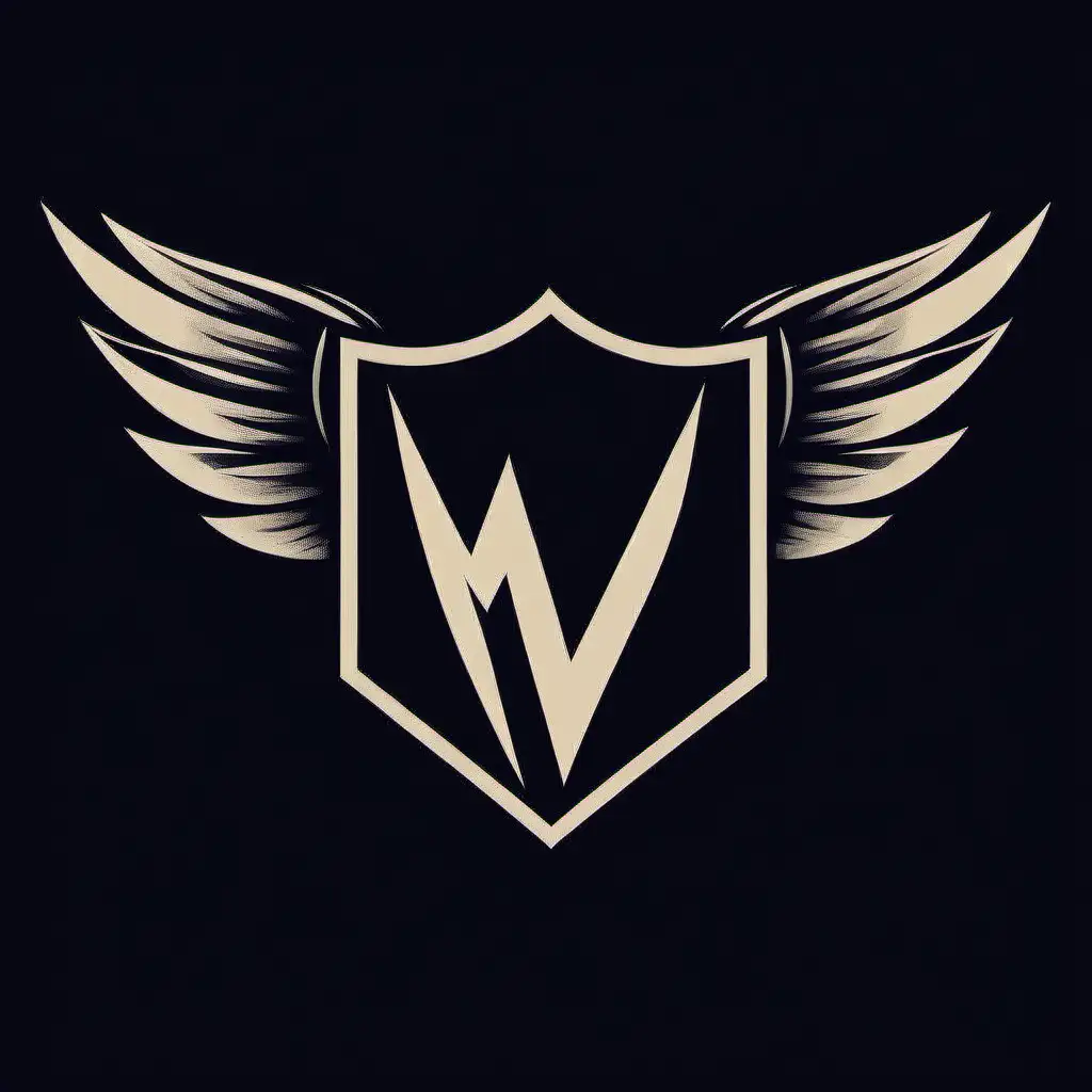 Maverick classy luxury eagle logo Royalty Free Vector Image