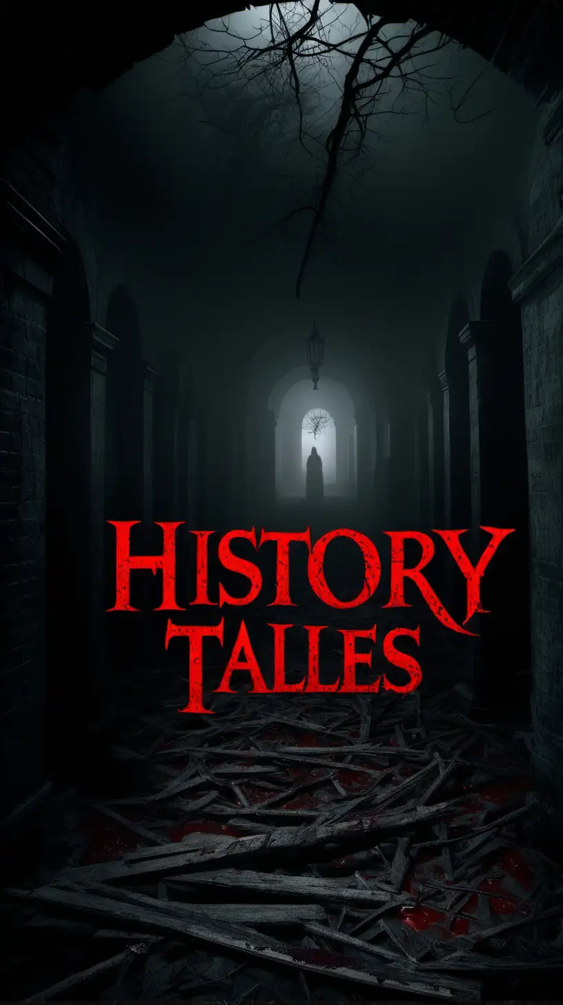 realistic, personality: [The closing shot showcases a dark background with the words "History's Chilling Tales" written in bold, blood-red letters. The atmosphere is sinister, with faint mist swirling around the text. A subscribe button is placed below the text, inviting viewers to stay connected for more spine-tingling stories. The shot is visually striking and leaves a lasting impression, enticing the audience to explore more frightening historical tales.] unreal engine, hyper real --q 2 --v 5.2 --ar 16:9