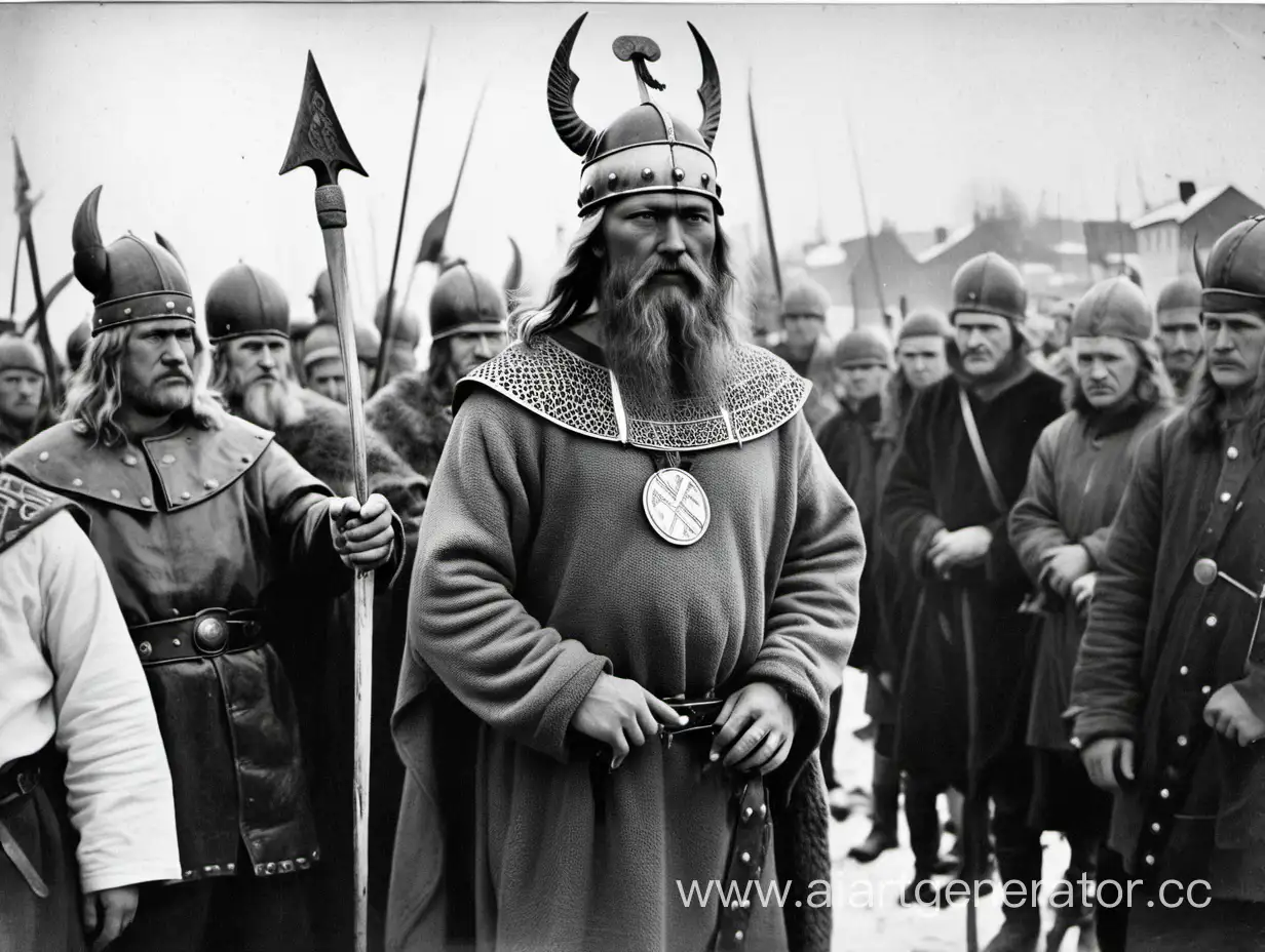 король викингов, город Воткинск, историческое фото, архивное фото, старое фото
