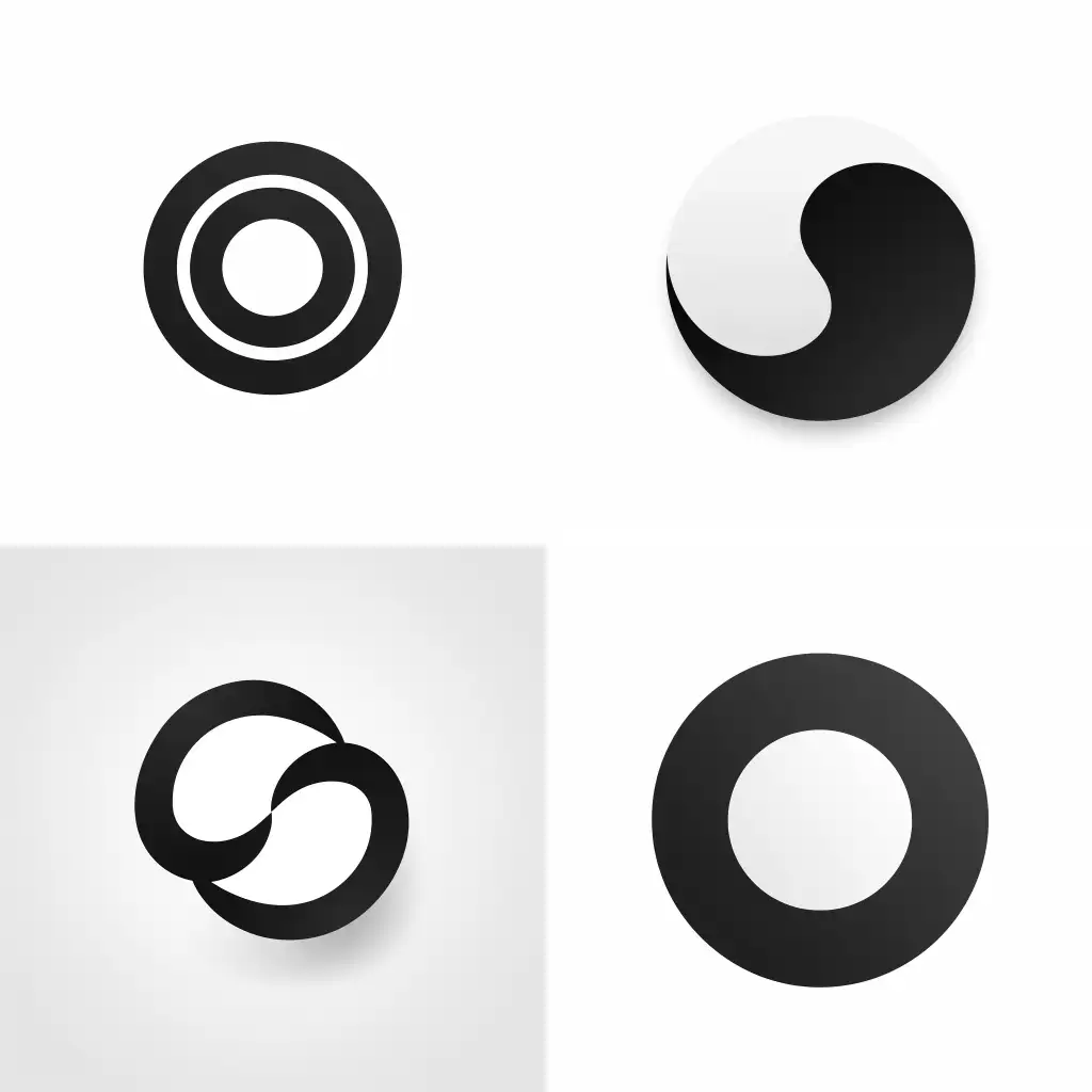 Contemporary-Monochromatic-Circular-Logo-Design