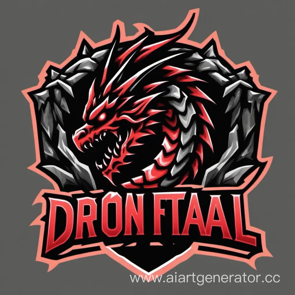 Логотип команды по кс в виде дракон "team fatal dragon"