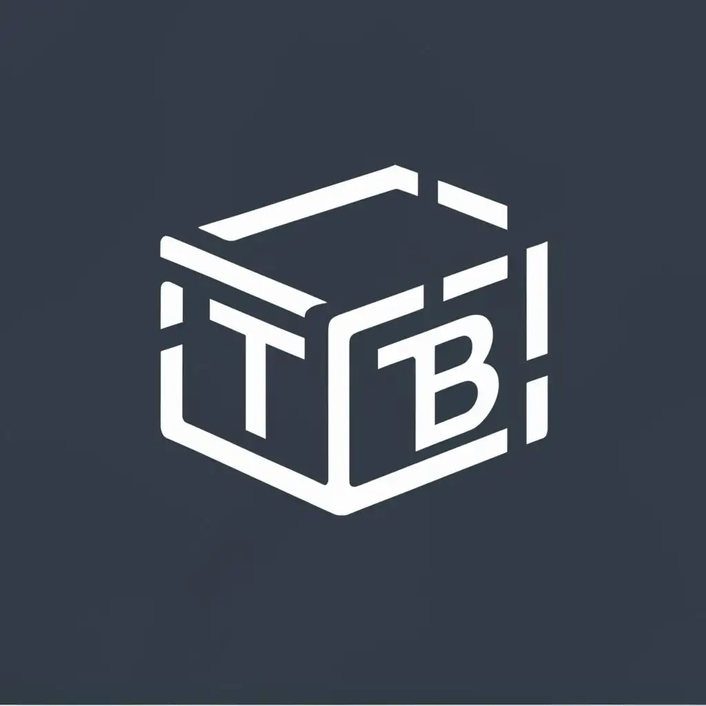 logo, TB written on empty box, with the text "TeraBucket", typography, be used in Technology industry