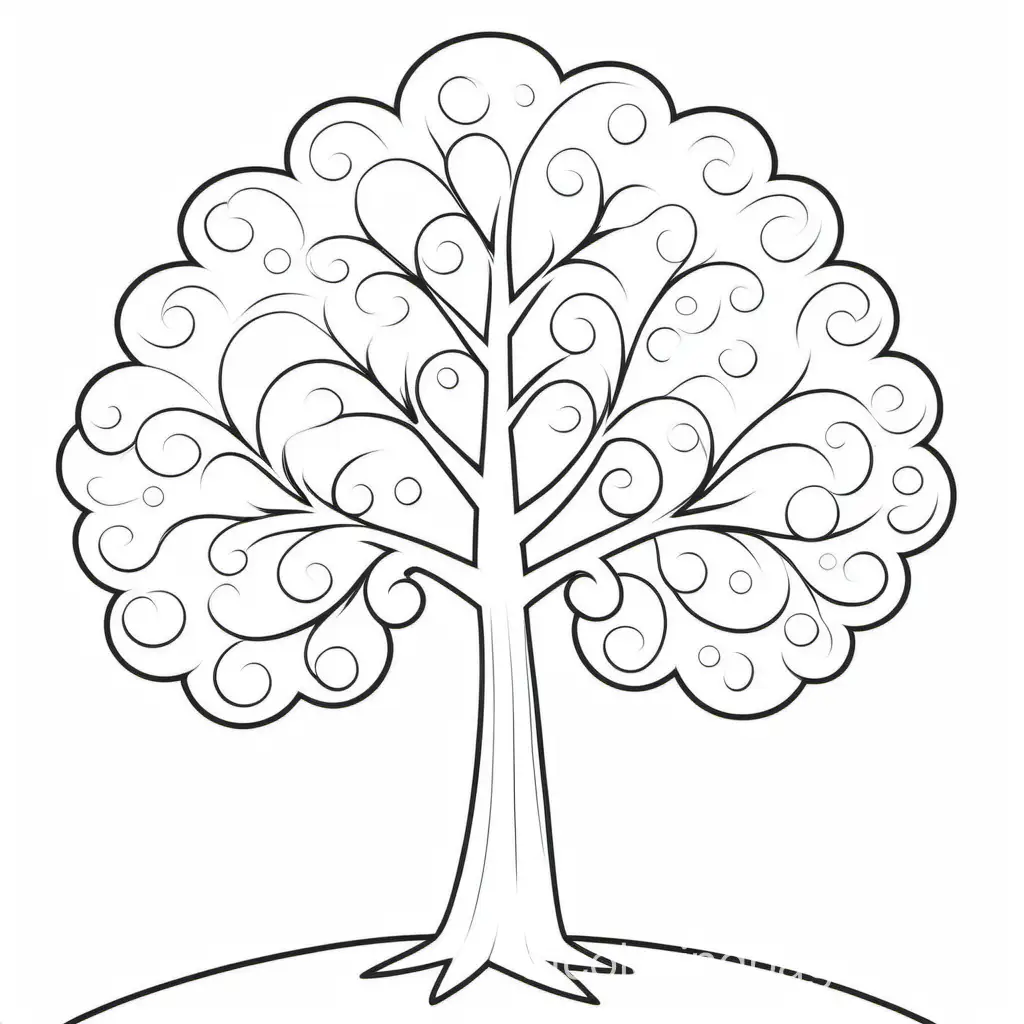 Simple-Baby-Tree-Coloring-Page-for-Kids-Black-and-White-Line-Art-with-Ample-White-Space