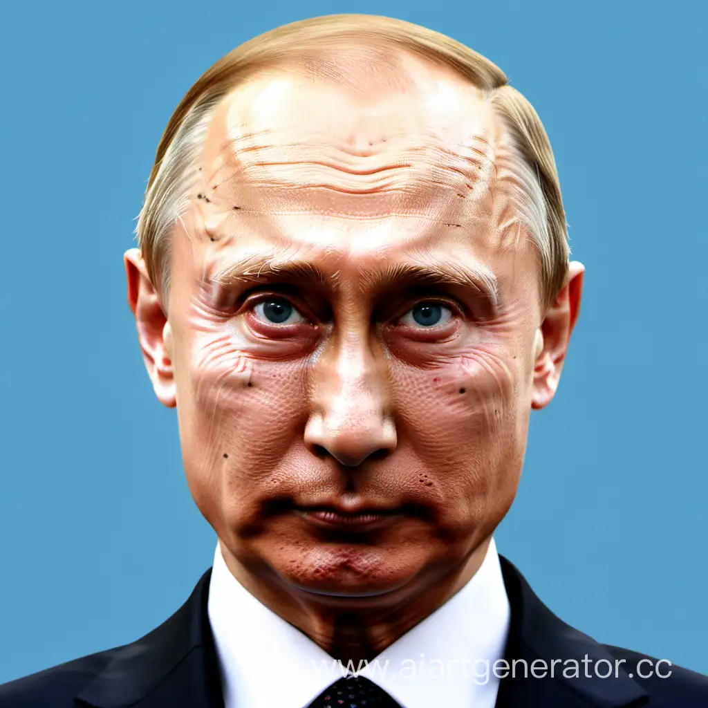 Font generation, "Putin in the WOrld"