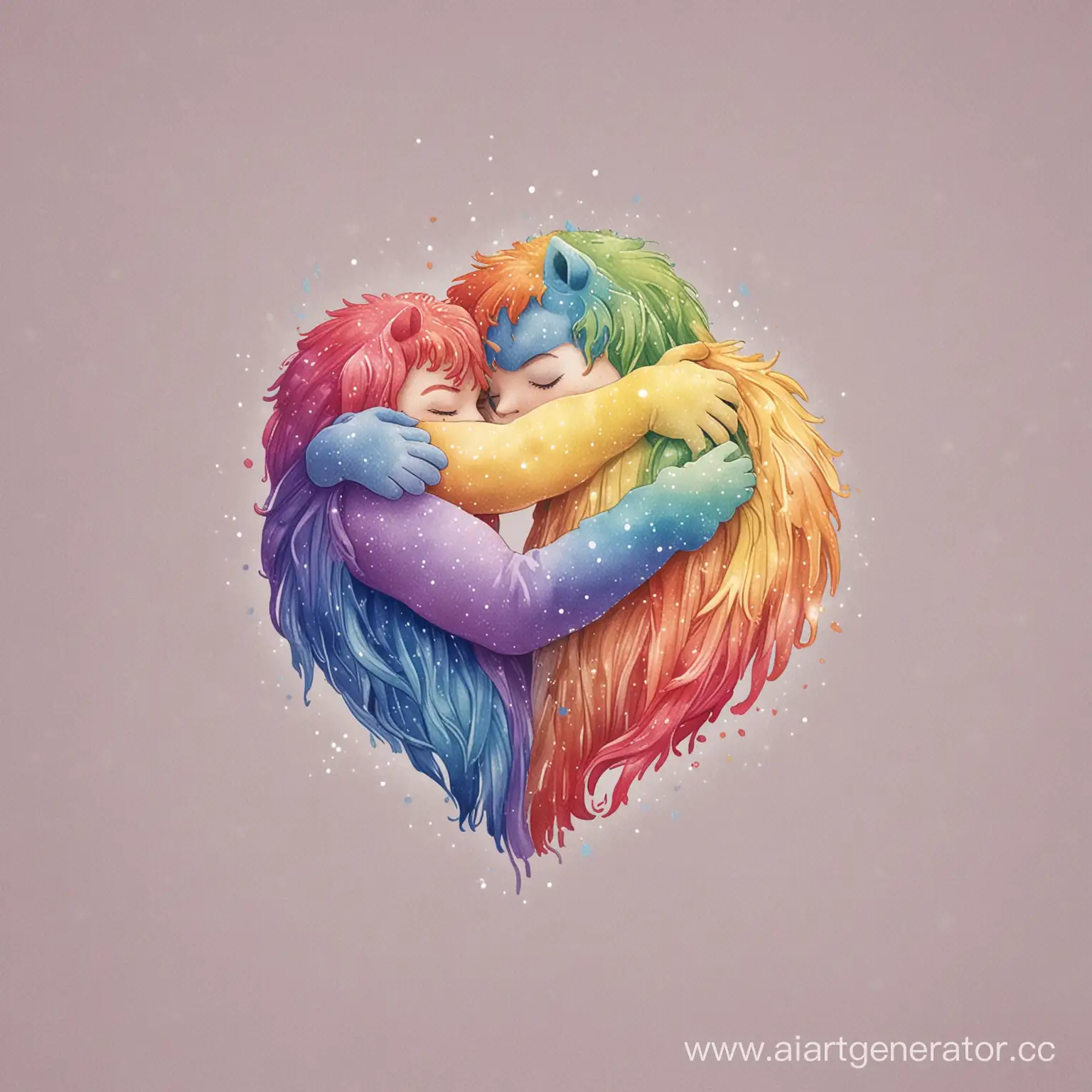Colorful-Rainbow-Hugs-Joyful-Embrace-of-Vibrant-Affection