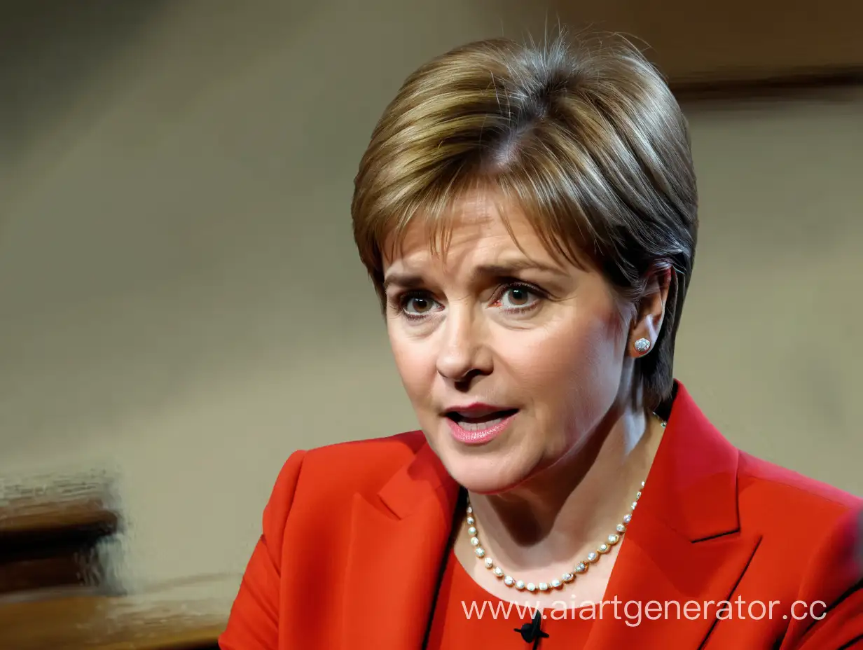 Realistic-Portrait-of-Nicola-Sturgeon-Scottish-First-Minister