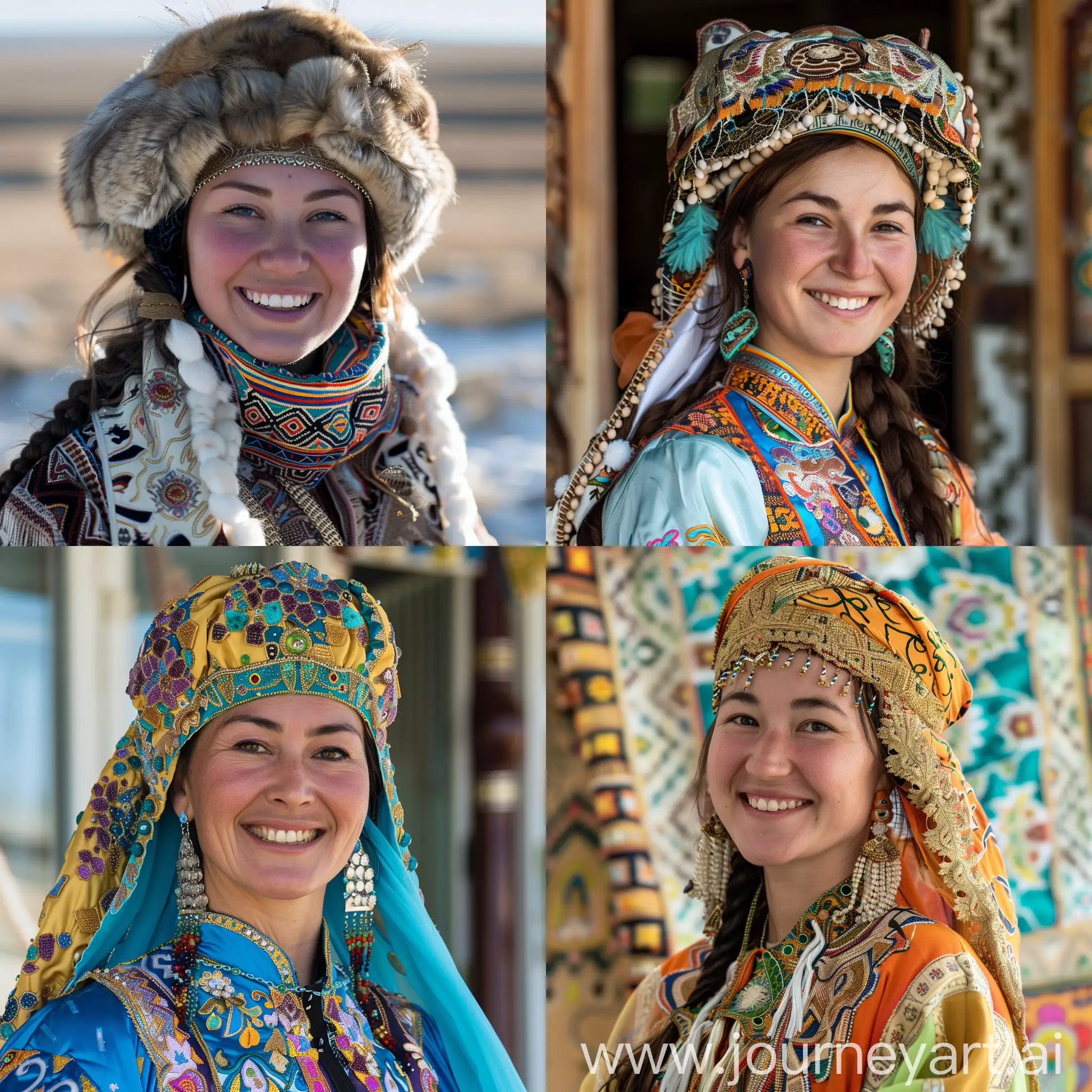 Smiling-Kazakh-Woman-in-Traditional-Costume