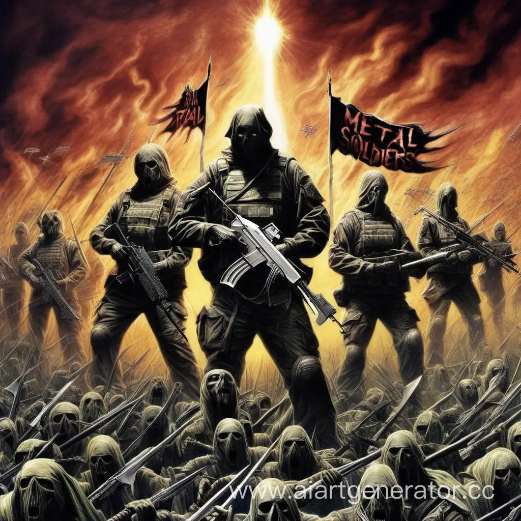We are metal soldiers, we are not afraid of enemies