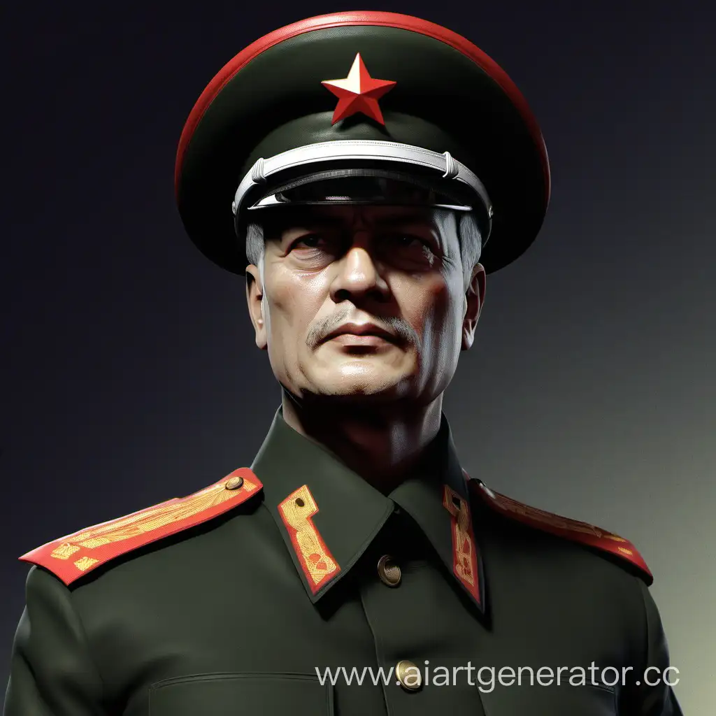 Revolutionary-Comrade-Major-Leading-Troops-in-Battlefield