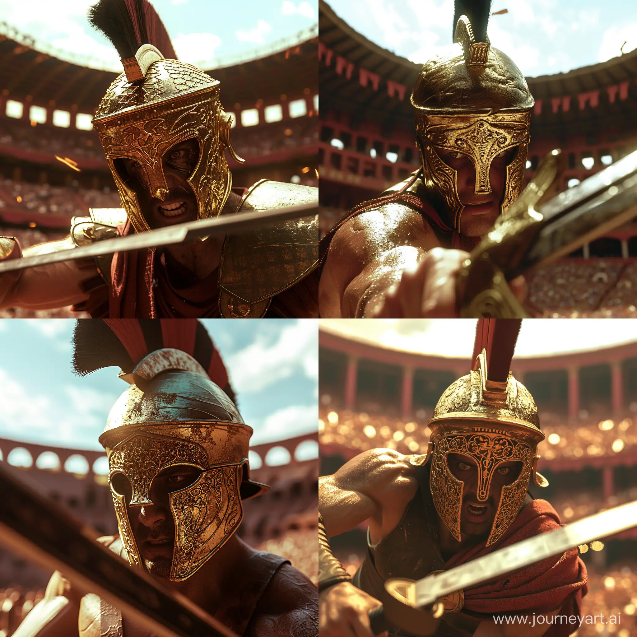 Golden-Filigree-Gladiator-in-Epic-Coliseum-Battle