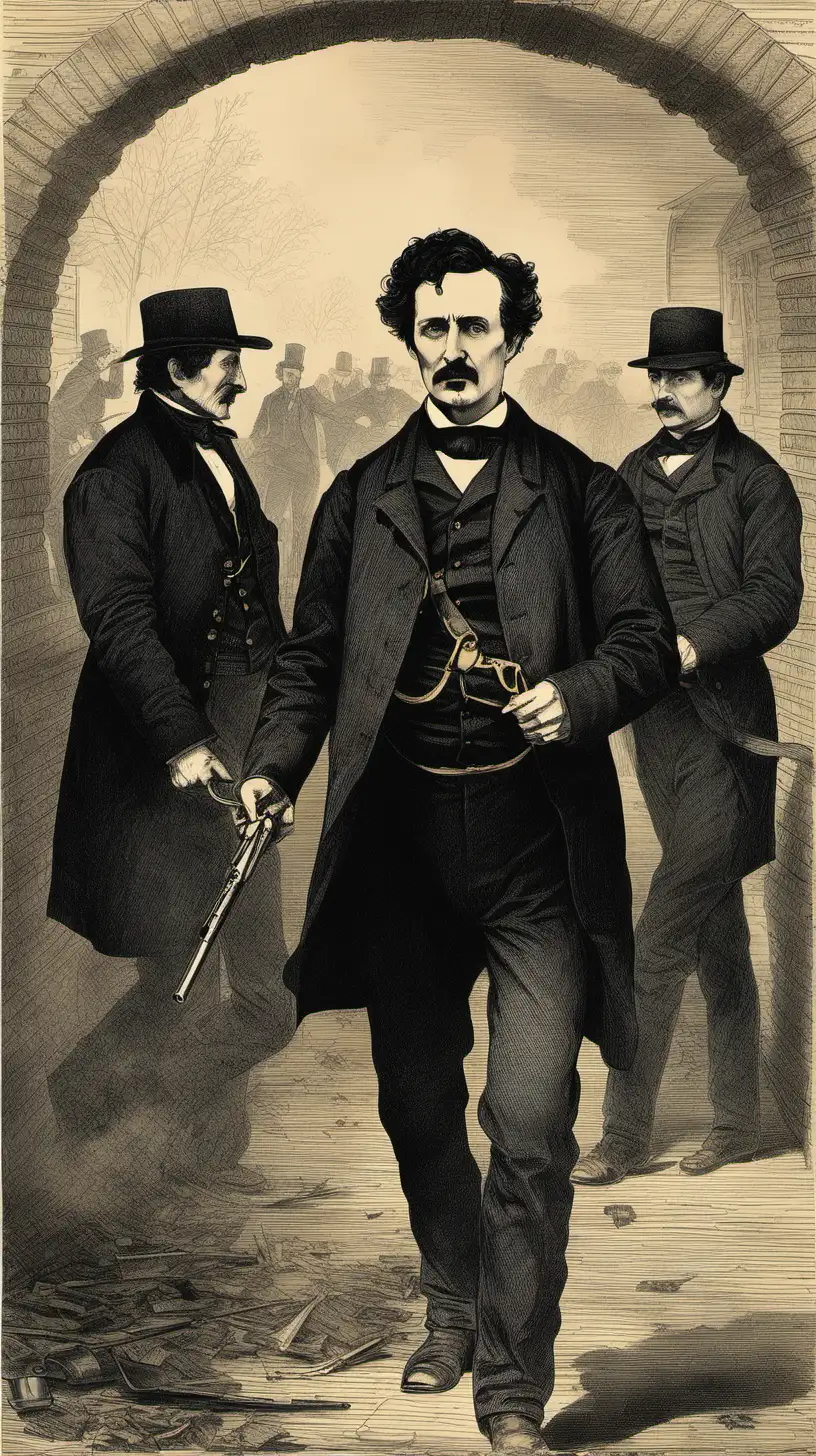 John Wilkes Booth Escapes The 12Day Nationwide Manhunt