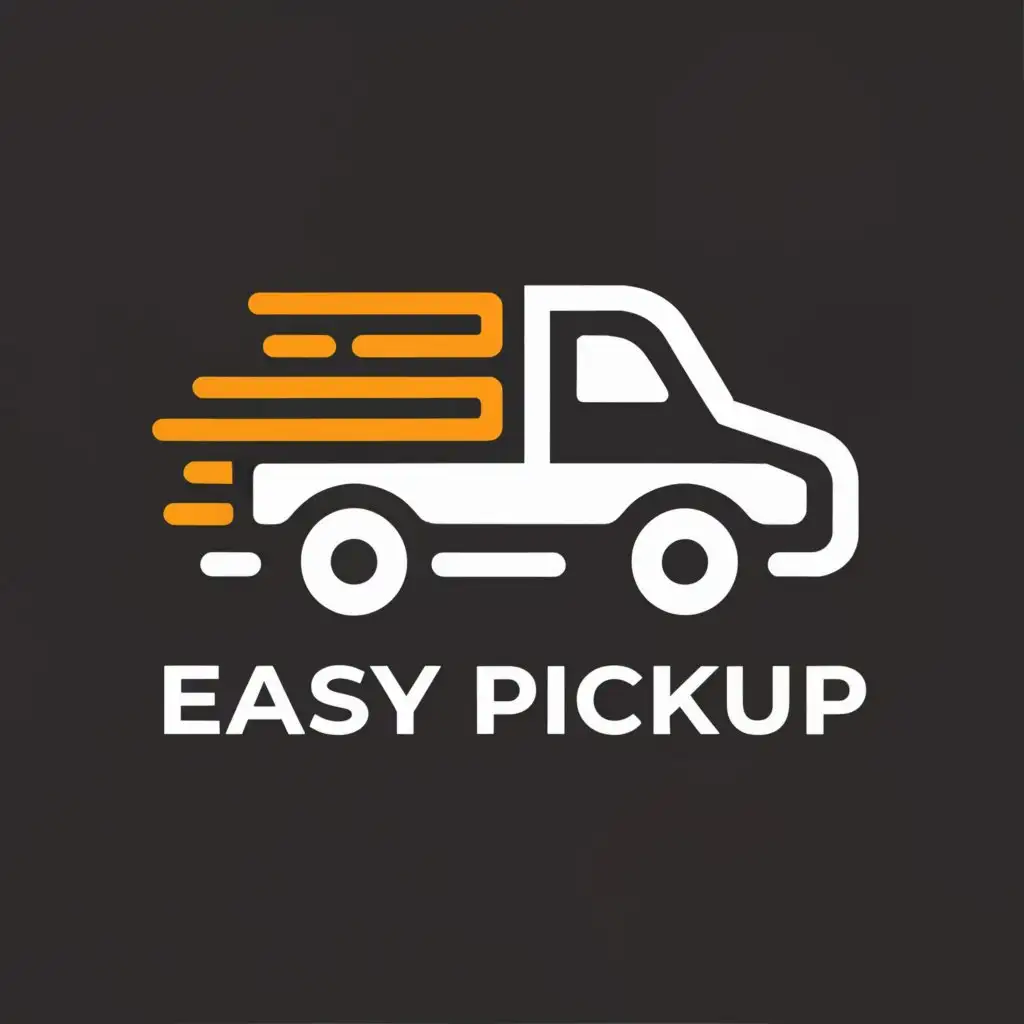 Logo-Design-for-Easy-Pickup-Streamlined-Text-with-Simplistic-Symbol-on-Clear-Background
