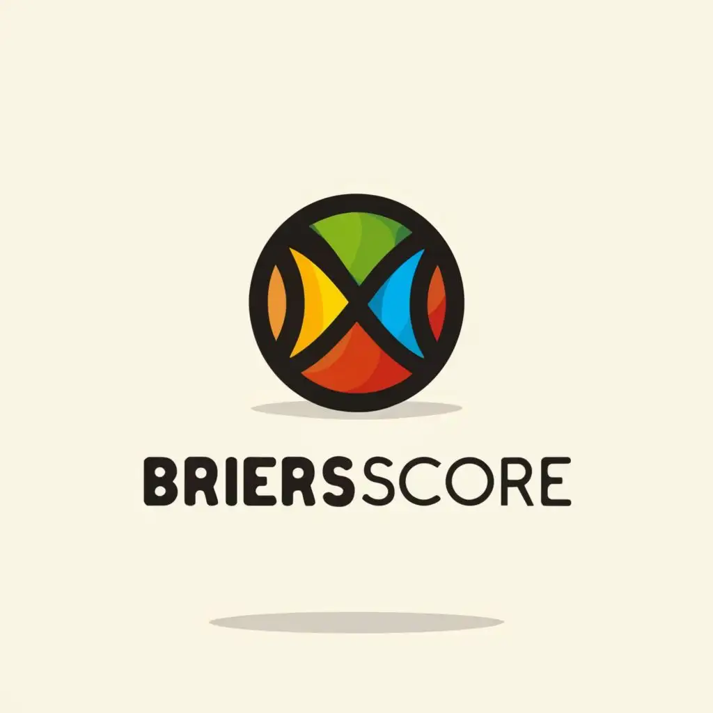 a logo design,with the text 'BrierScore', main symbol:Predicting Sports Outcomes,Moderate,be used in Sports Fitness industry,clear background