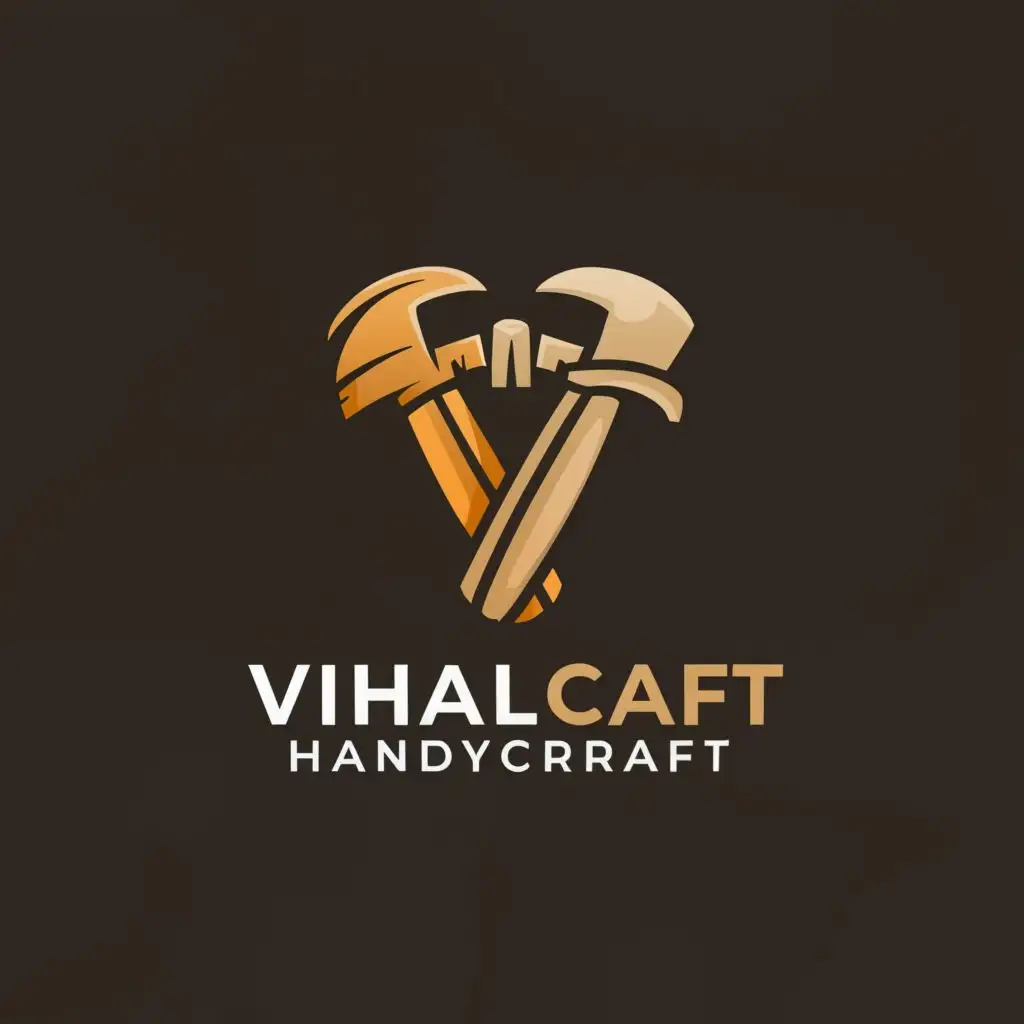 a logo design,with the text "Vihal Handycraft", main symbol:Vihal Handycraft,Moderate,clear background