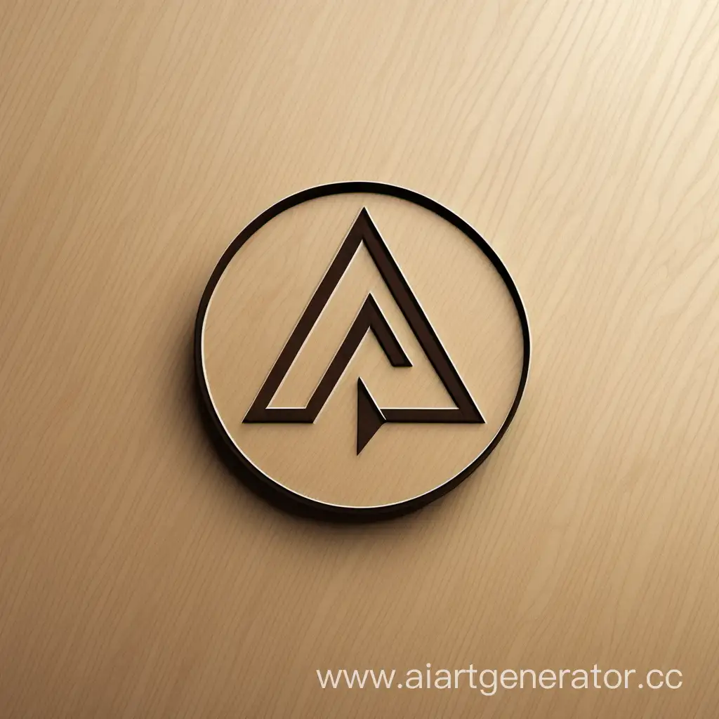 минималистичный логотип, древесно-полимерный композит