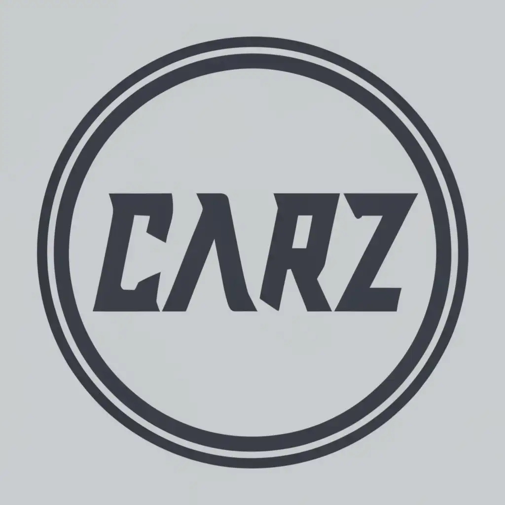 logo, CArZ, with the text "CarZ", typography, be used in Automotive industry