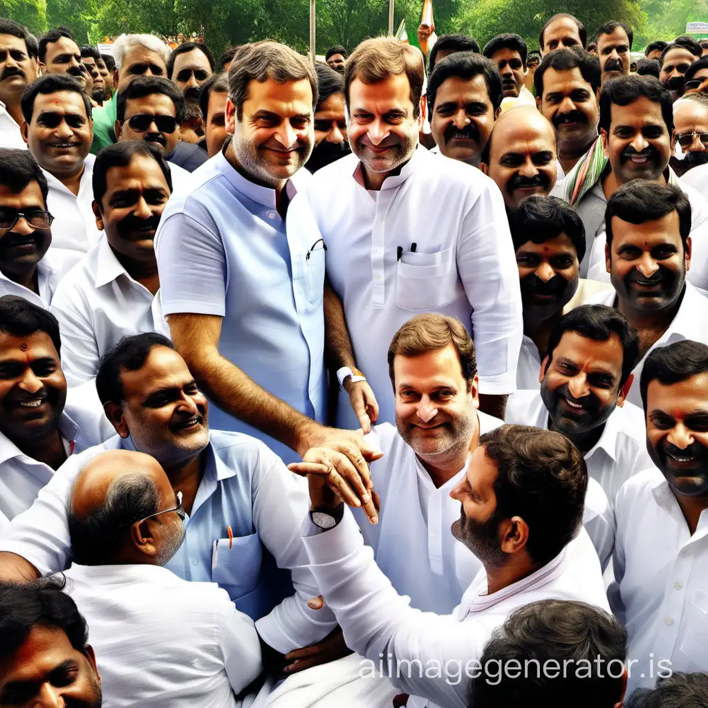 congress party with Rahul gandhi

