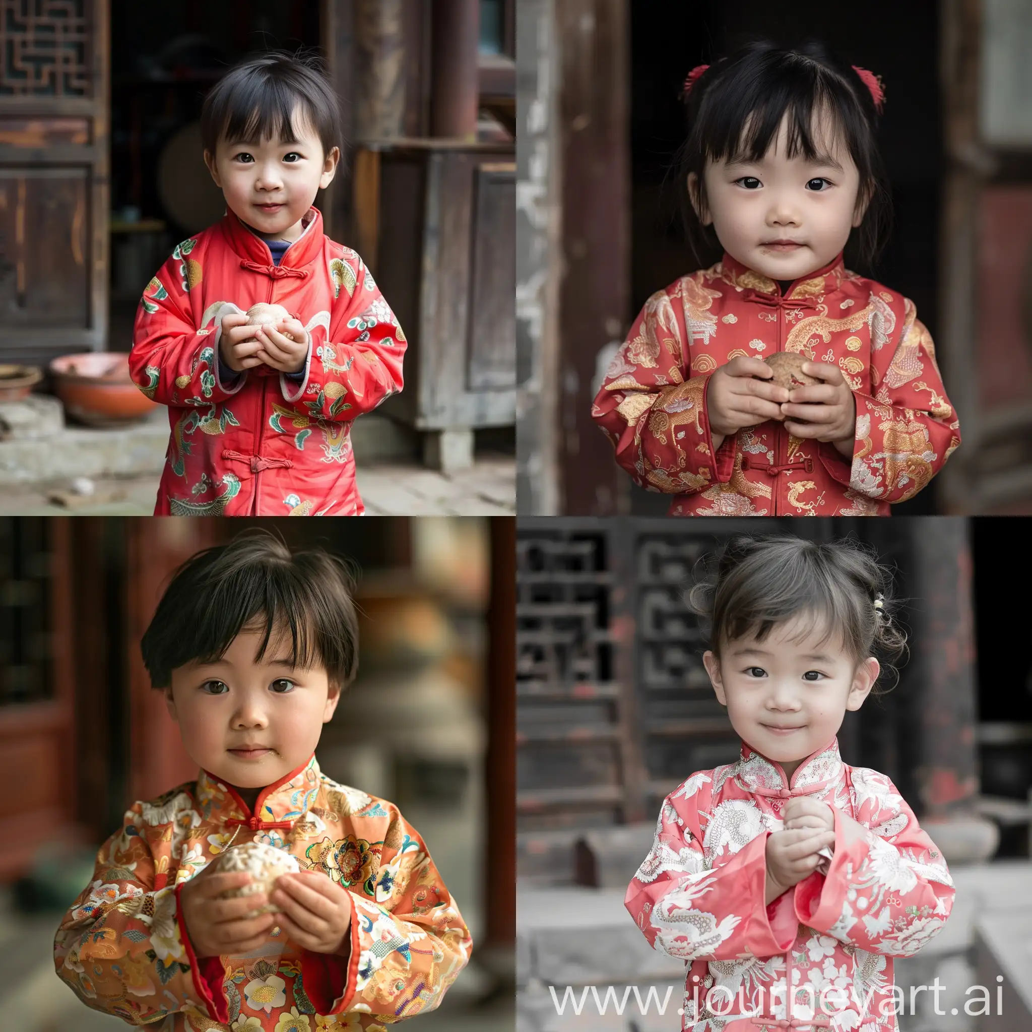 Chinese-Child-Holding-Object