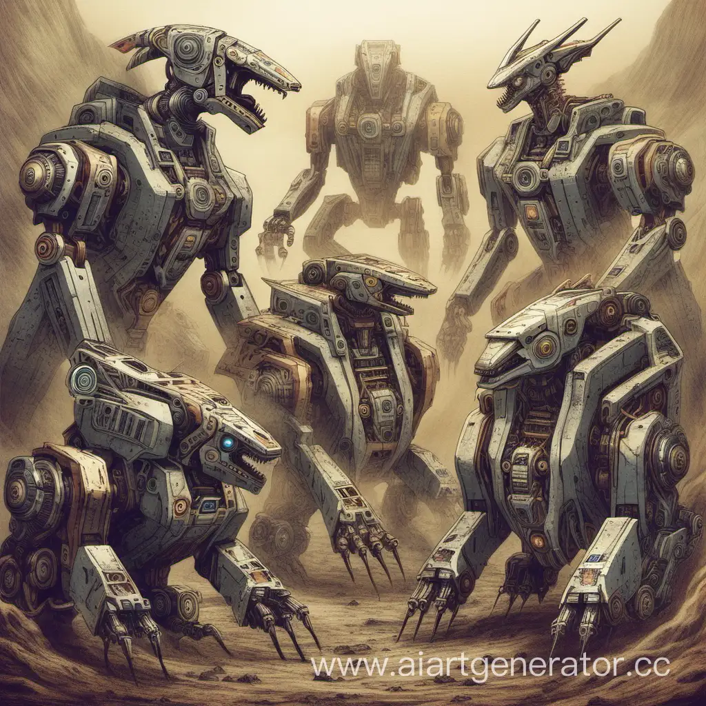 Futuristic-Robot-Beasts-in-Cybernetic-Wilderness