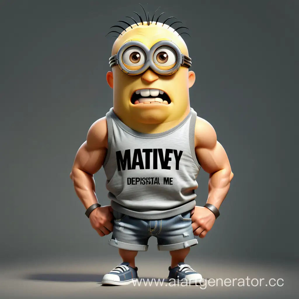 MATVEY-FitnessReady-MuscleBound-Minion-in-Stylish-Attire