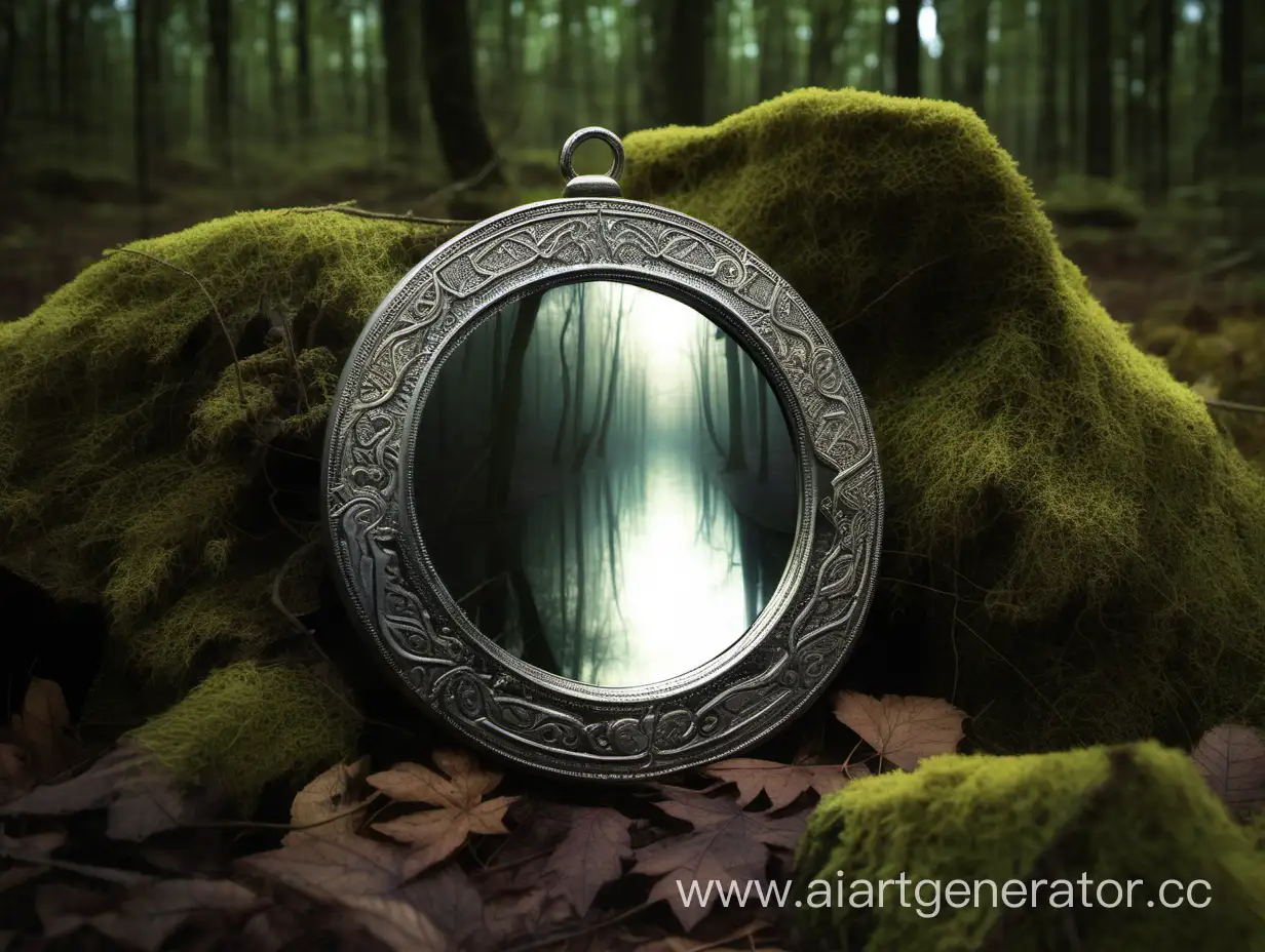 Enchanted-Mirror-Talisman-in-the-Forest