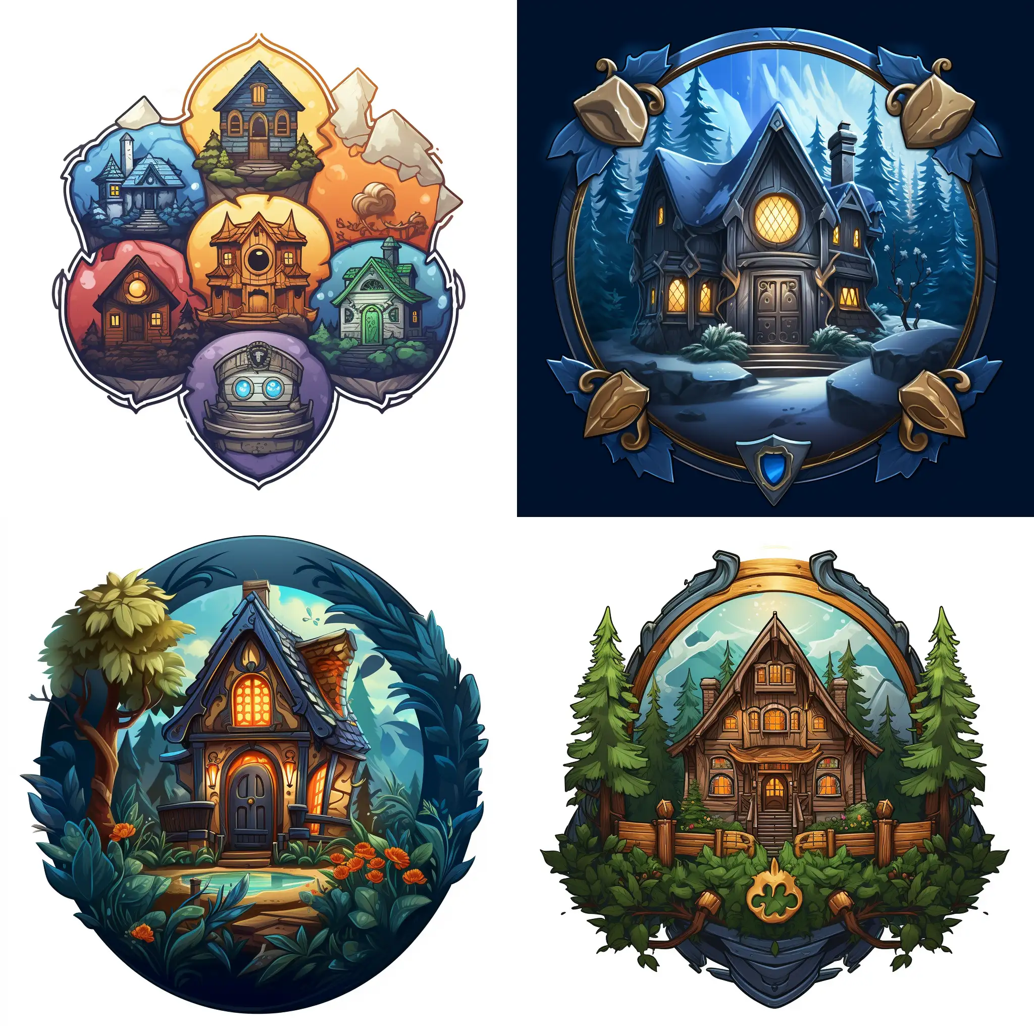 Unique-Magical-House-Emblems-for-an-Adventuring-Academy