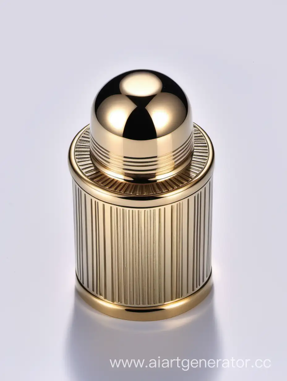 Luxurious-Zamac-Perfume-Ornamental-Cap-with-Metallizing-Finish