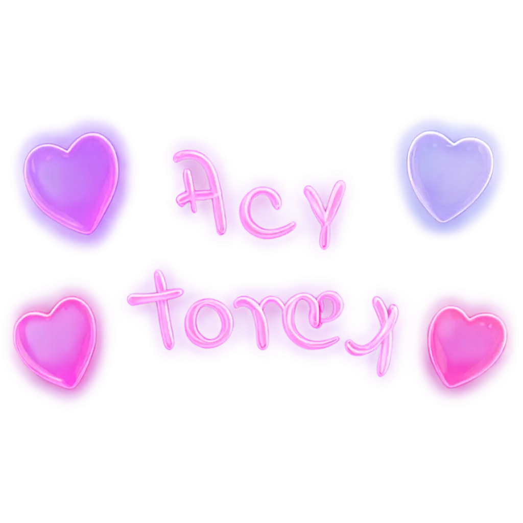 Vibrant-PNG-Image-Honey-Written-Against-Colorful-Background-with-3D-Paint-and-Neon-Hearts