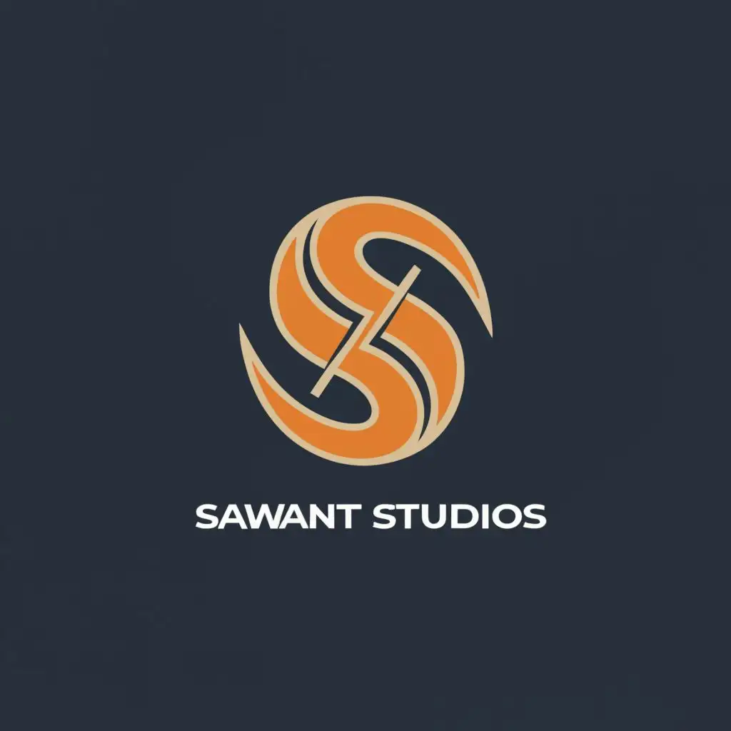 logo, Letter " S" , with the text "Sawant Studios", typography