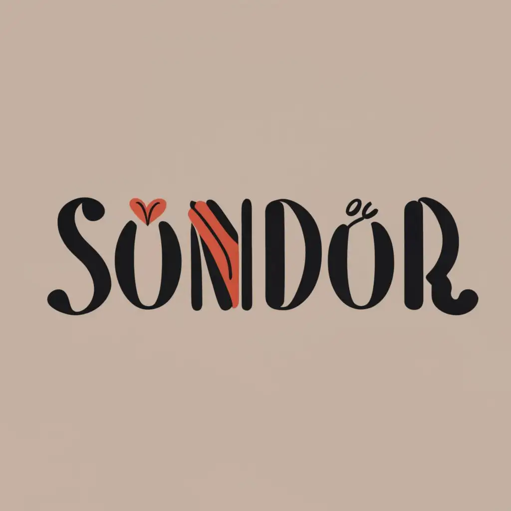 logo, Shop, with the text "Sondor Shop", typography