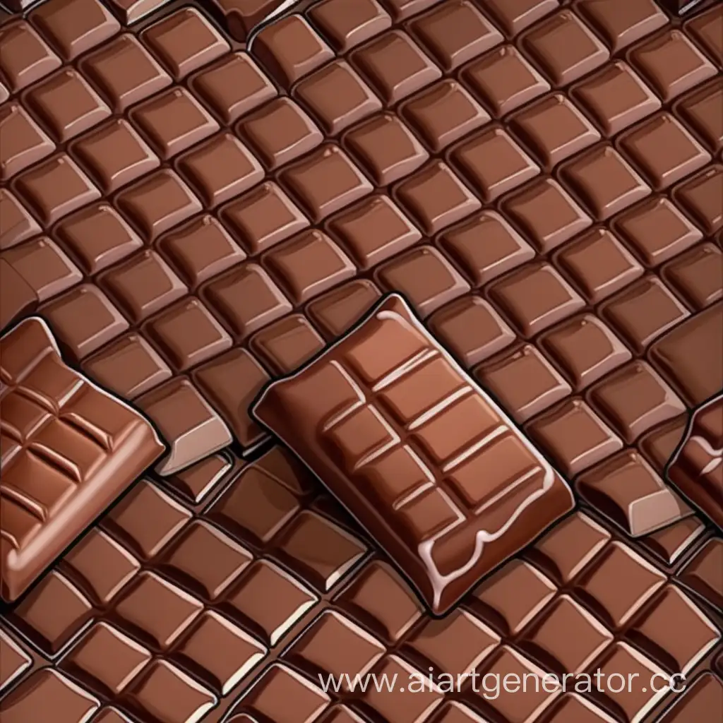 Anime-Style-Chocolate-Bar-Pattern-Illustration-from-Top-View
