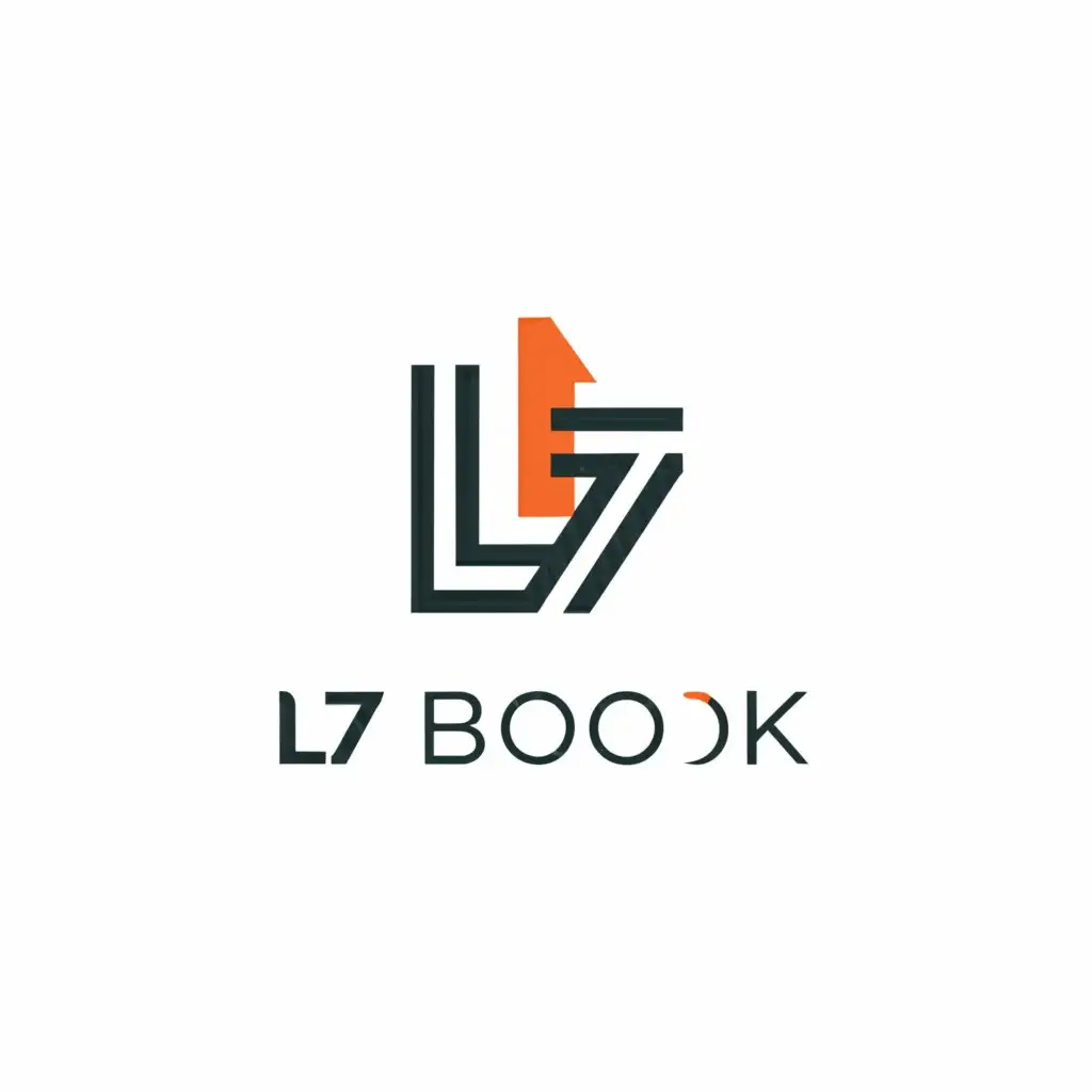a logo design,with the text "L7 BOOK", main symbol:L7,Moderate,be used in Finance industry,clear background