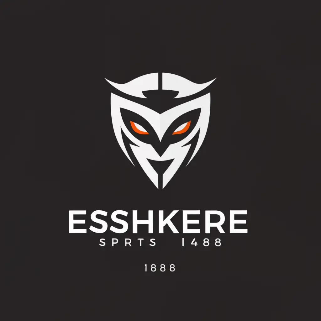 a logo design,with the text "Eshkere", main symbol:Joker 1488,Moderate,be used in Sports Fitness industry,clear background