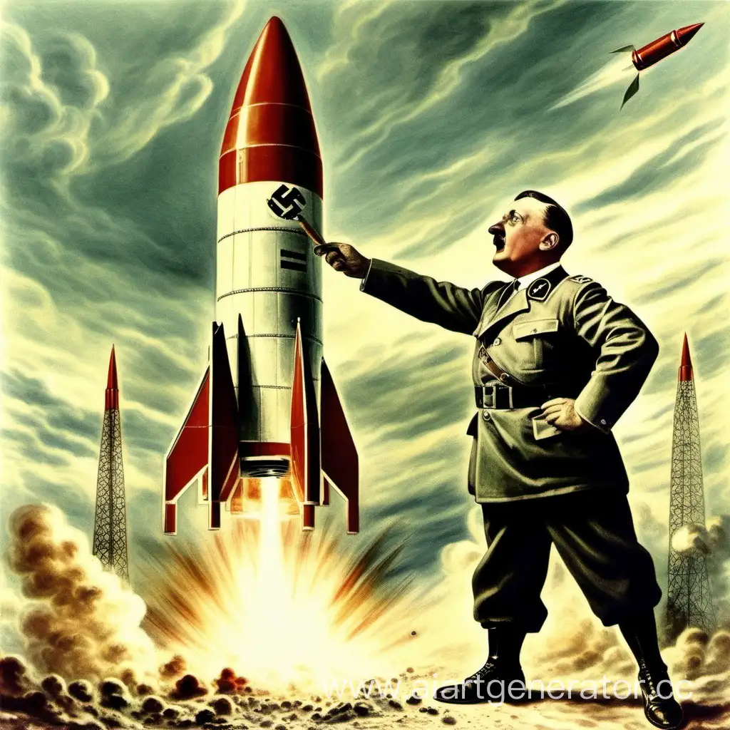 Adolf-Launches-Rocket-Historical-Figure-Ignites-Space-Exploration