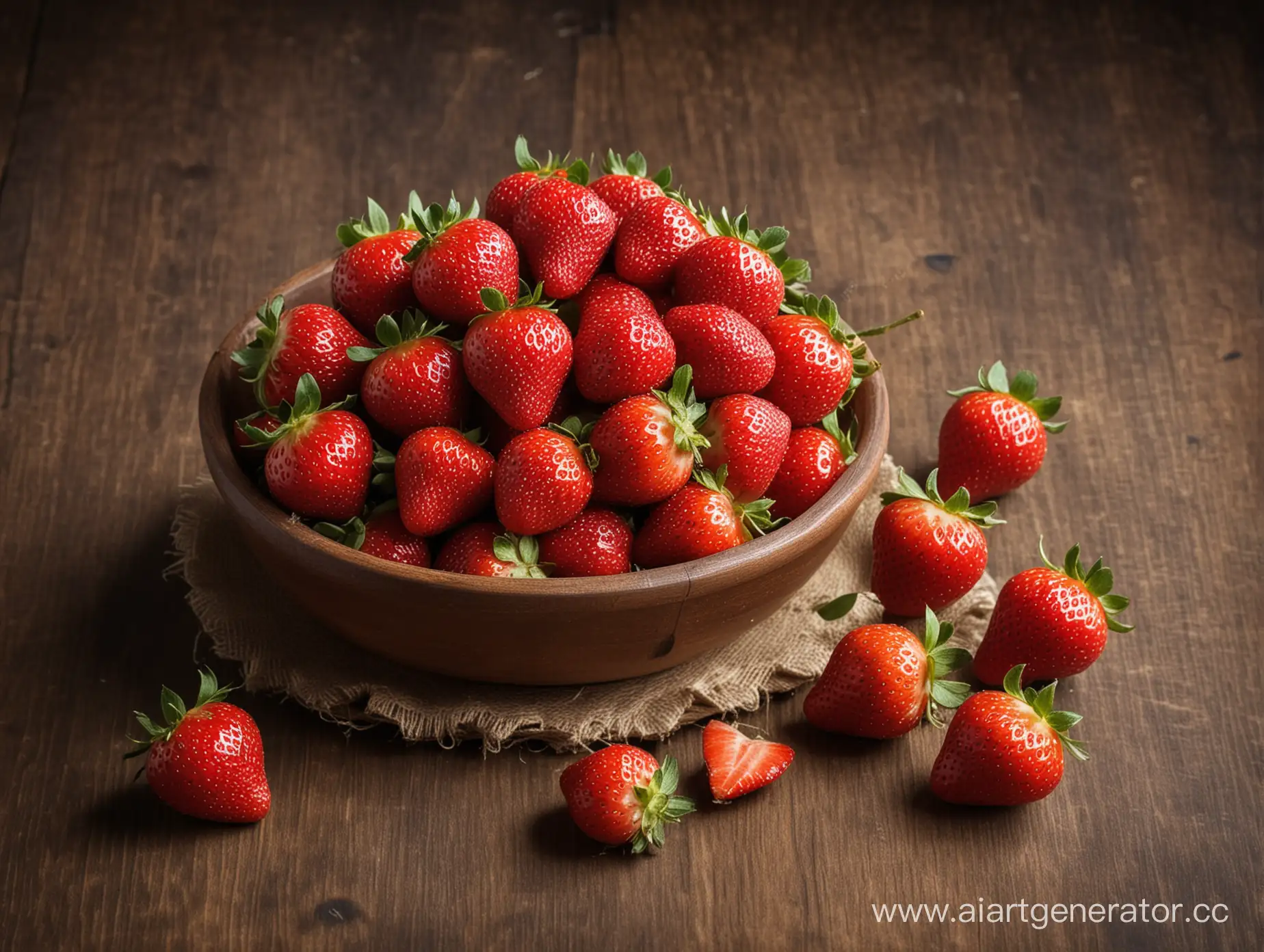 ictures of still-life juicy sweet Strawberries