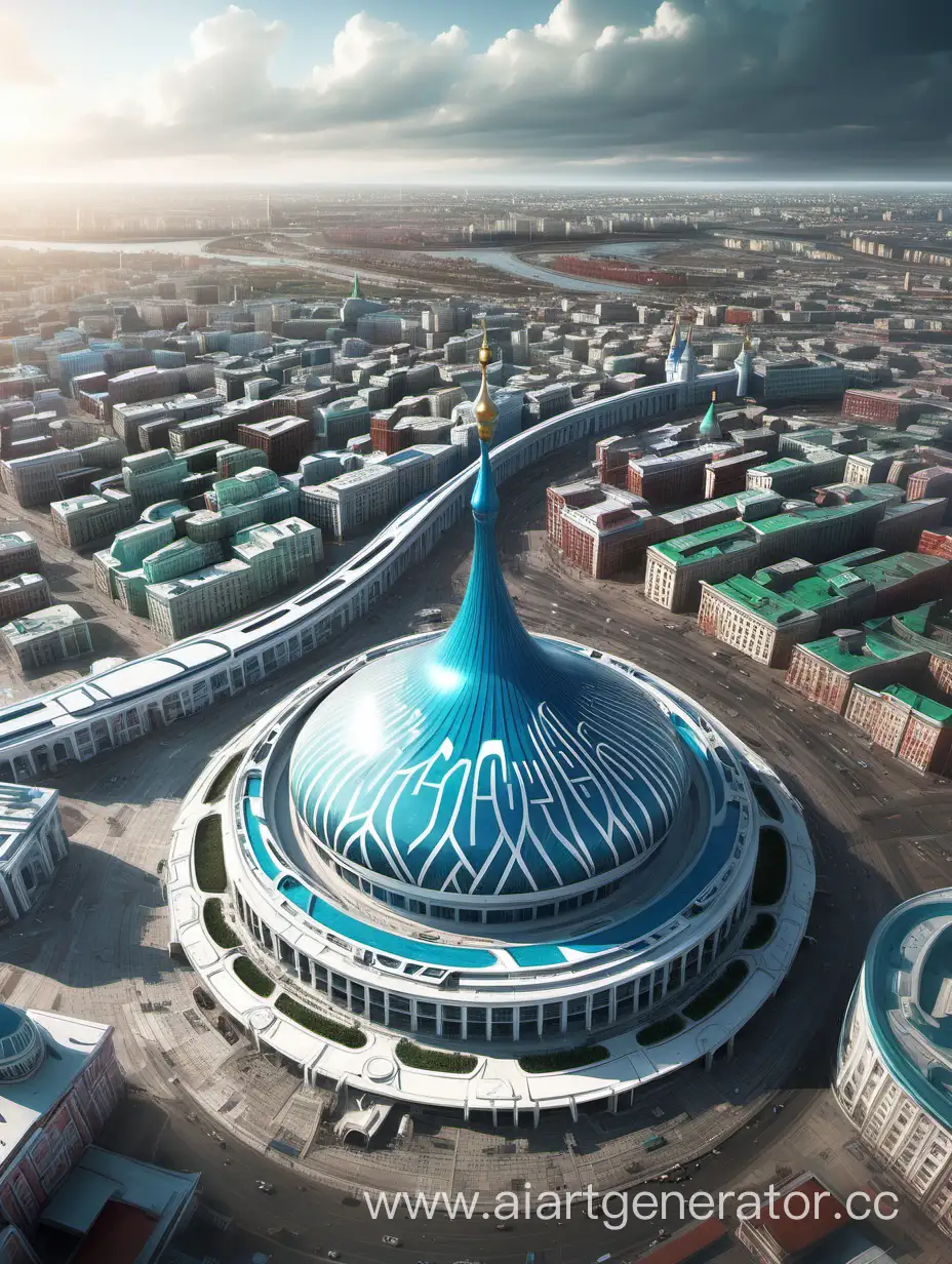 Futuristic-Skyline-of-Kazan-Cityscape