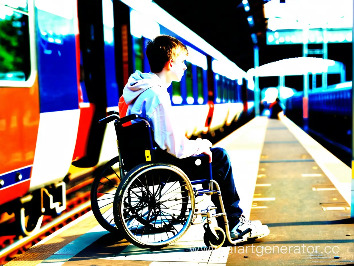 Teenager-in-Wheelchair-at-Train-Station