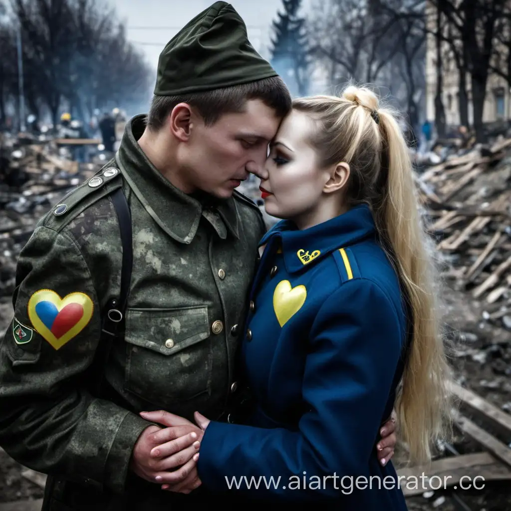 Couple-Embracing-Amidst-Ukrainian-Conflict